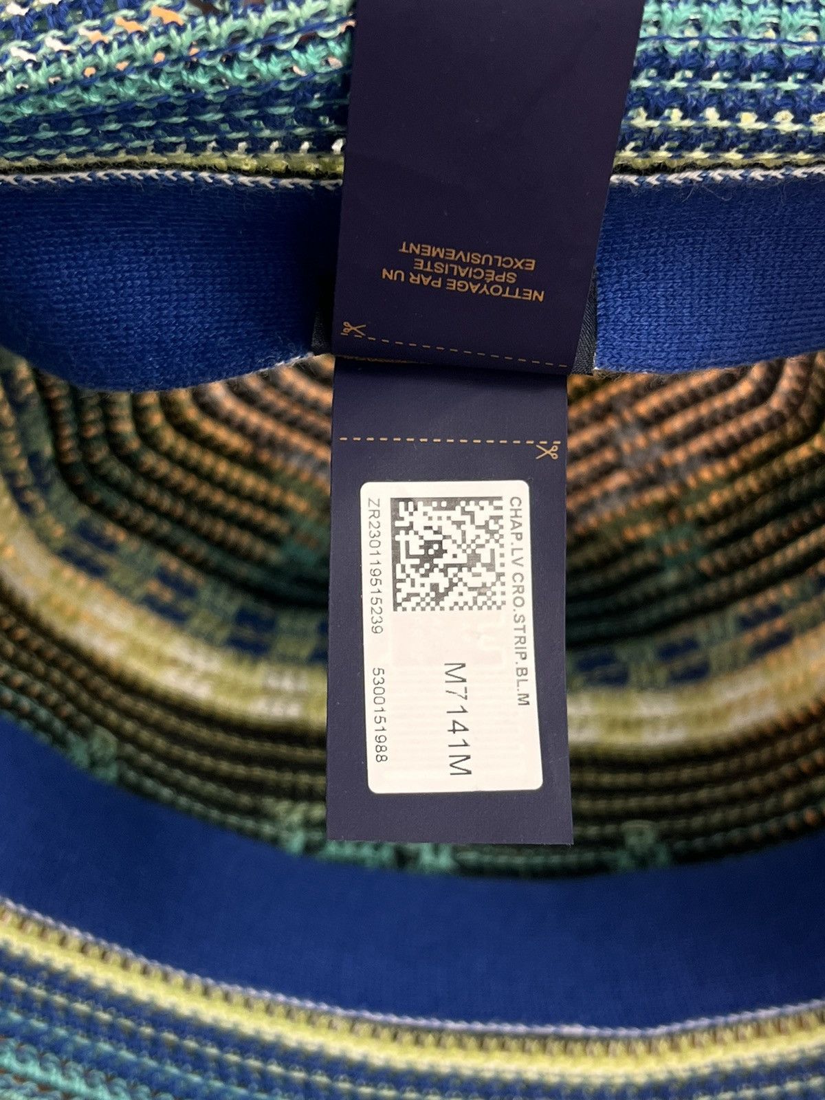 Louis Vuitton LV CROCHET STRIPE BUCKET HAT Size ONE SIZE - 8 Thumbnail