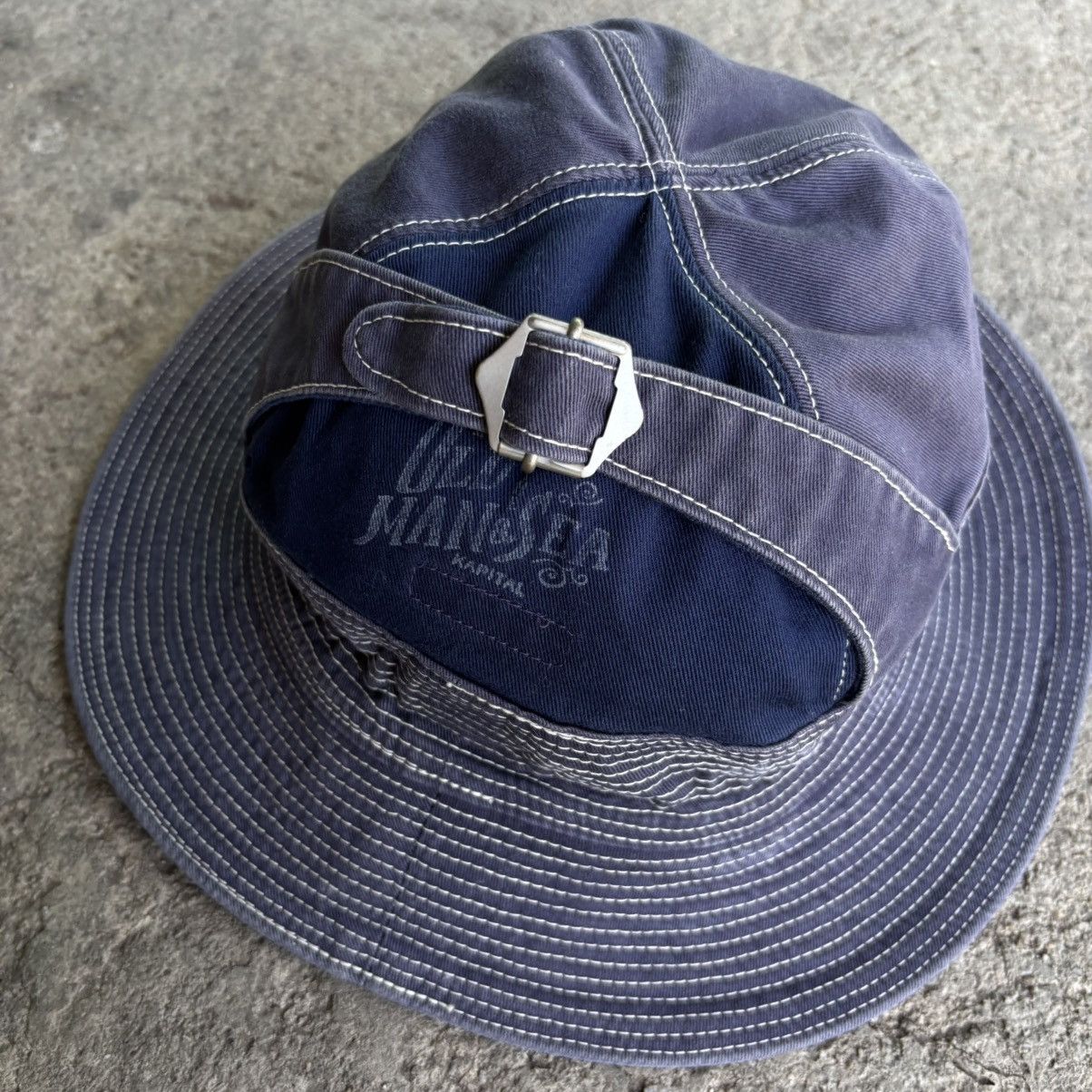 Kapital Kapital Old Man & The Sea Denim Bucket Hat Size ONE SIZE - 3 Thumbnail
