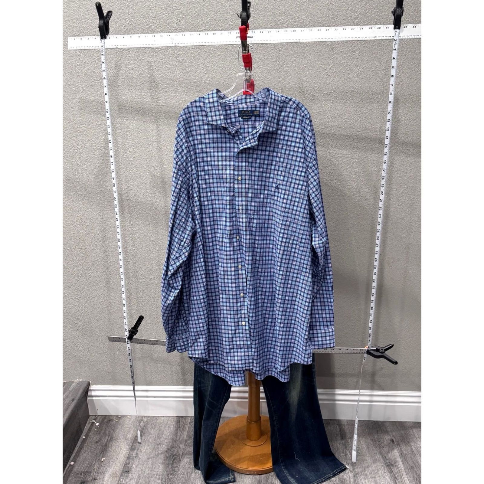 Ralph Lauren Ralph Lauren 4XLT Long Sleeve Shirt Men Multicolor Performance Bold Tall 4XL Shirt Size US XXL / EU 58 / 5 - 3 Thumbnail