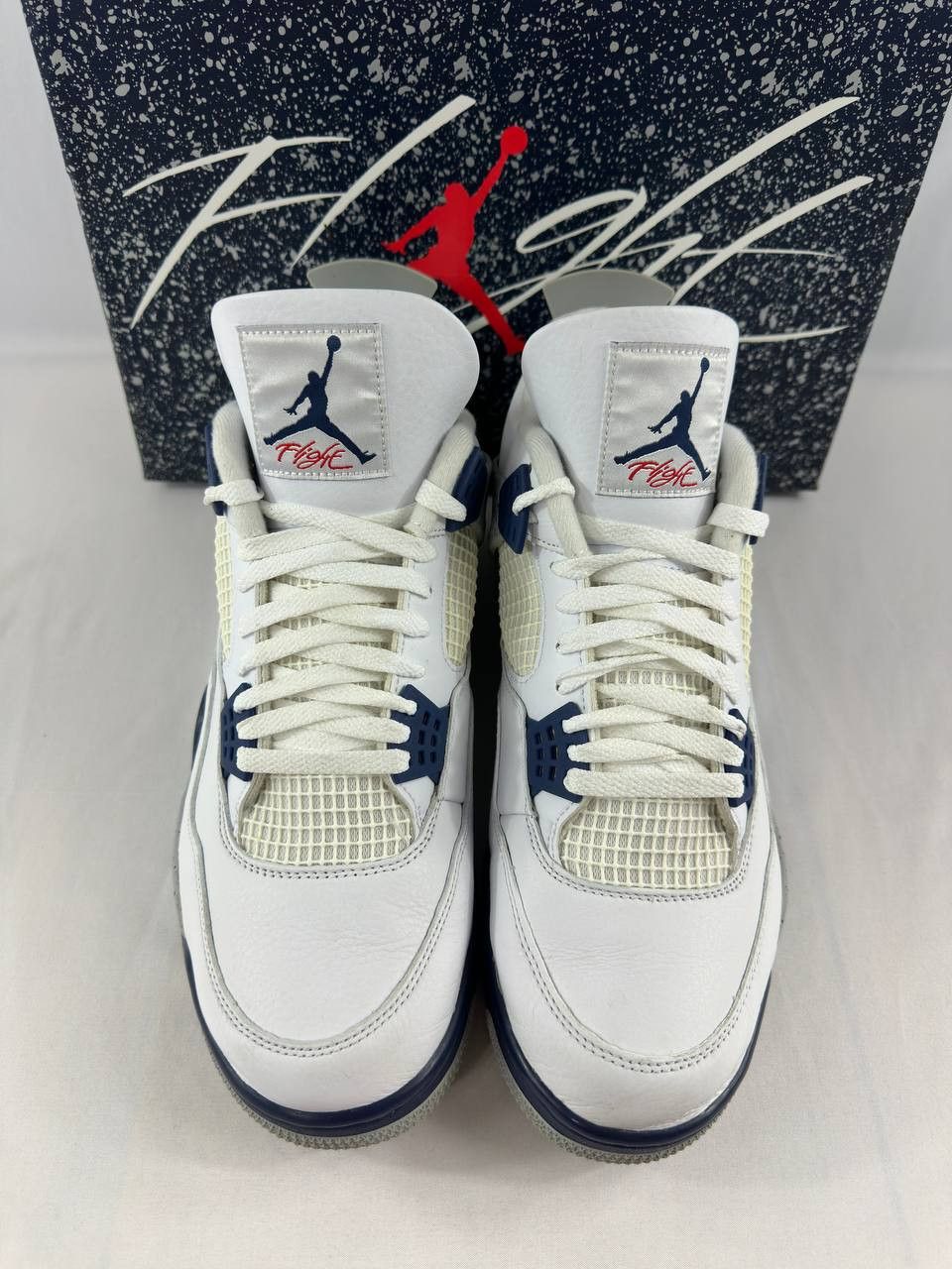 Nike Nike Air Jordan 4 Retro 'Midnight Navy' 2022 DH6927-140 Size US 13 / EU 46 - 4 Thumbnail