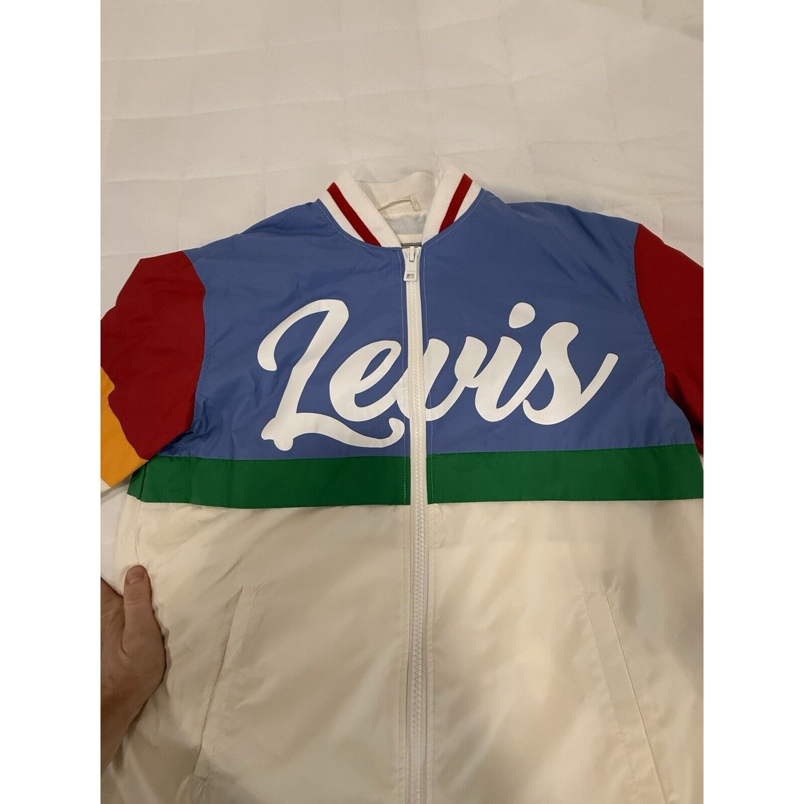 Levi's Levi's Windbreaker Nylon Track Coach Field Jacket Large Size US L / EU 52-54 / 3 - 7 Thumbnail
