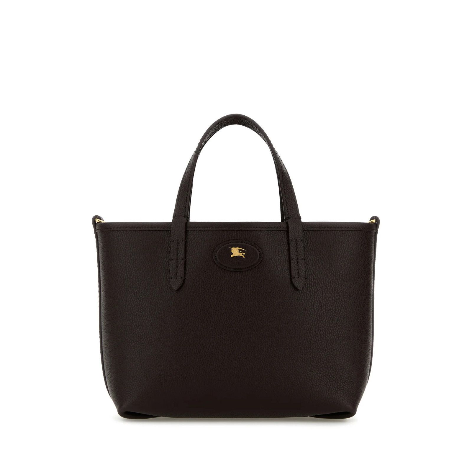 BURBERRY Bloomsbury Mini Dark Brown Reversible Top Handle Ba
