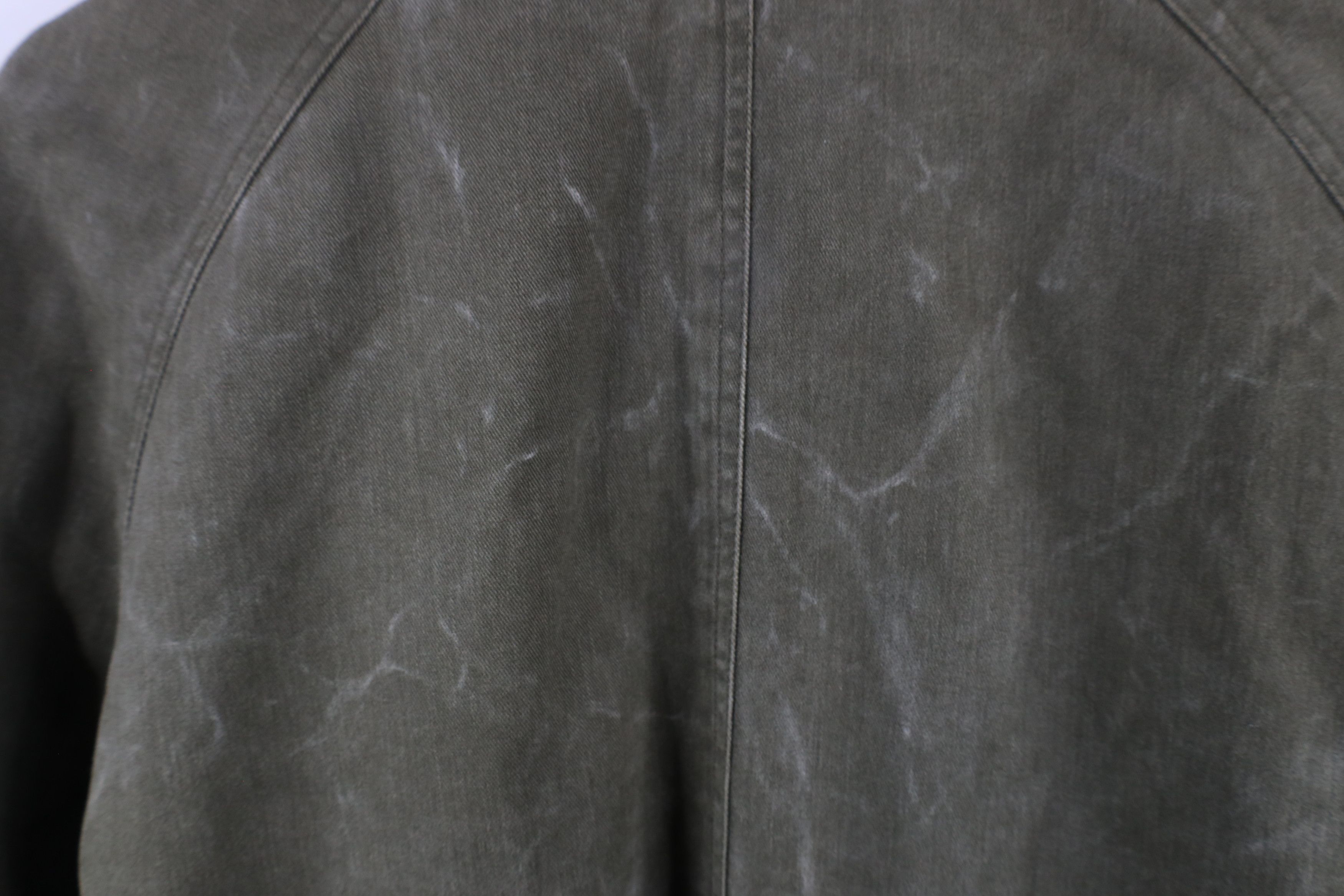Vintage Vintage 90s Streetwear Leather Collar Flannel Lined Jacket Size S / US 4 / IT 40 - 14 Thumbnail