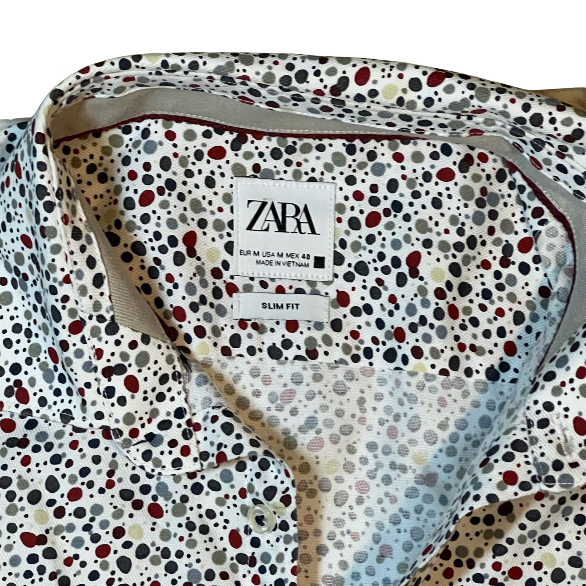 Other Zara Slim Fit Floral Buttondown Shirt Mens Size M Made In Vi Size US M / EU 48-50 / 2 - 6 Thumbnail