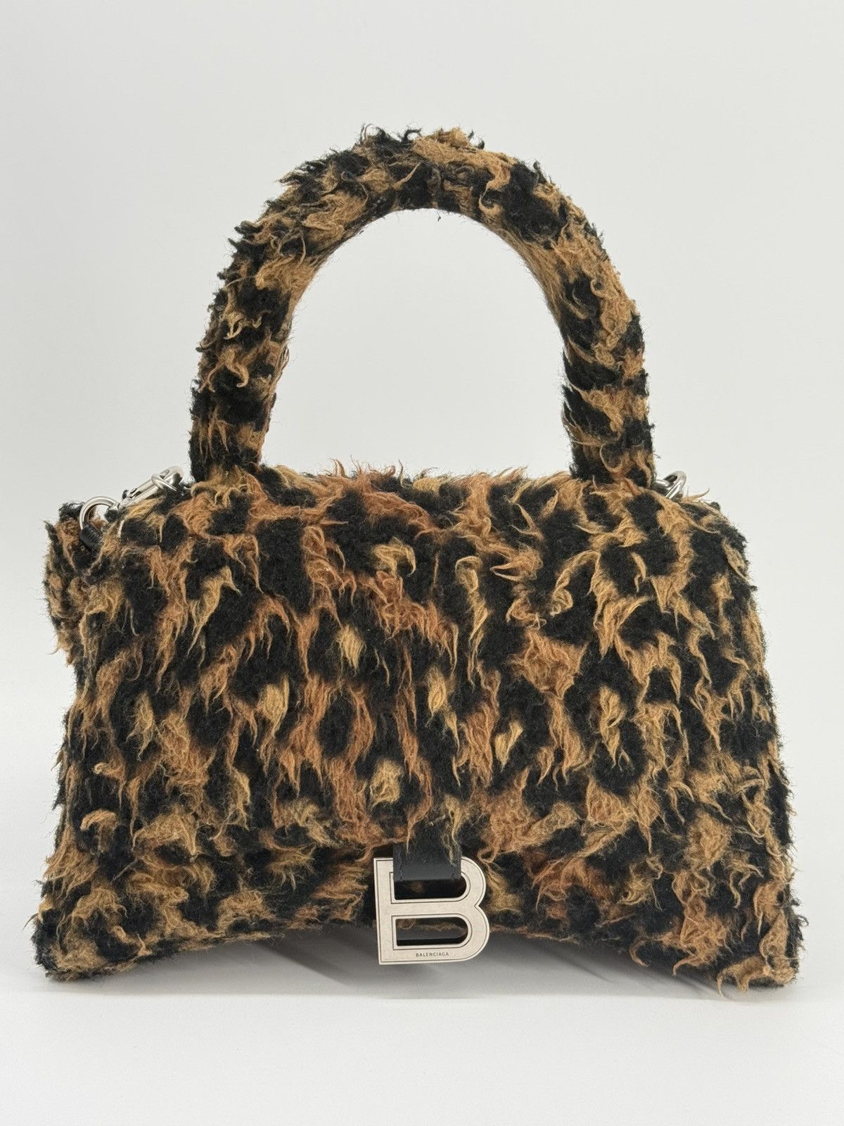 Balenciaga Balenciaga hourglass leopard print handbag Size ONE SIZE - 1 Thumbnail
