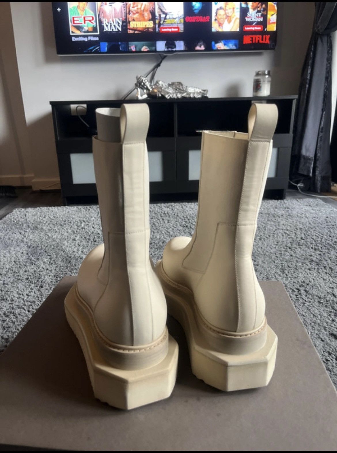 Rick Owens Rick owens milk turbo cyclops chelsea boots Size US 8 / EU 41 - 3 Thumbnail