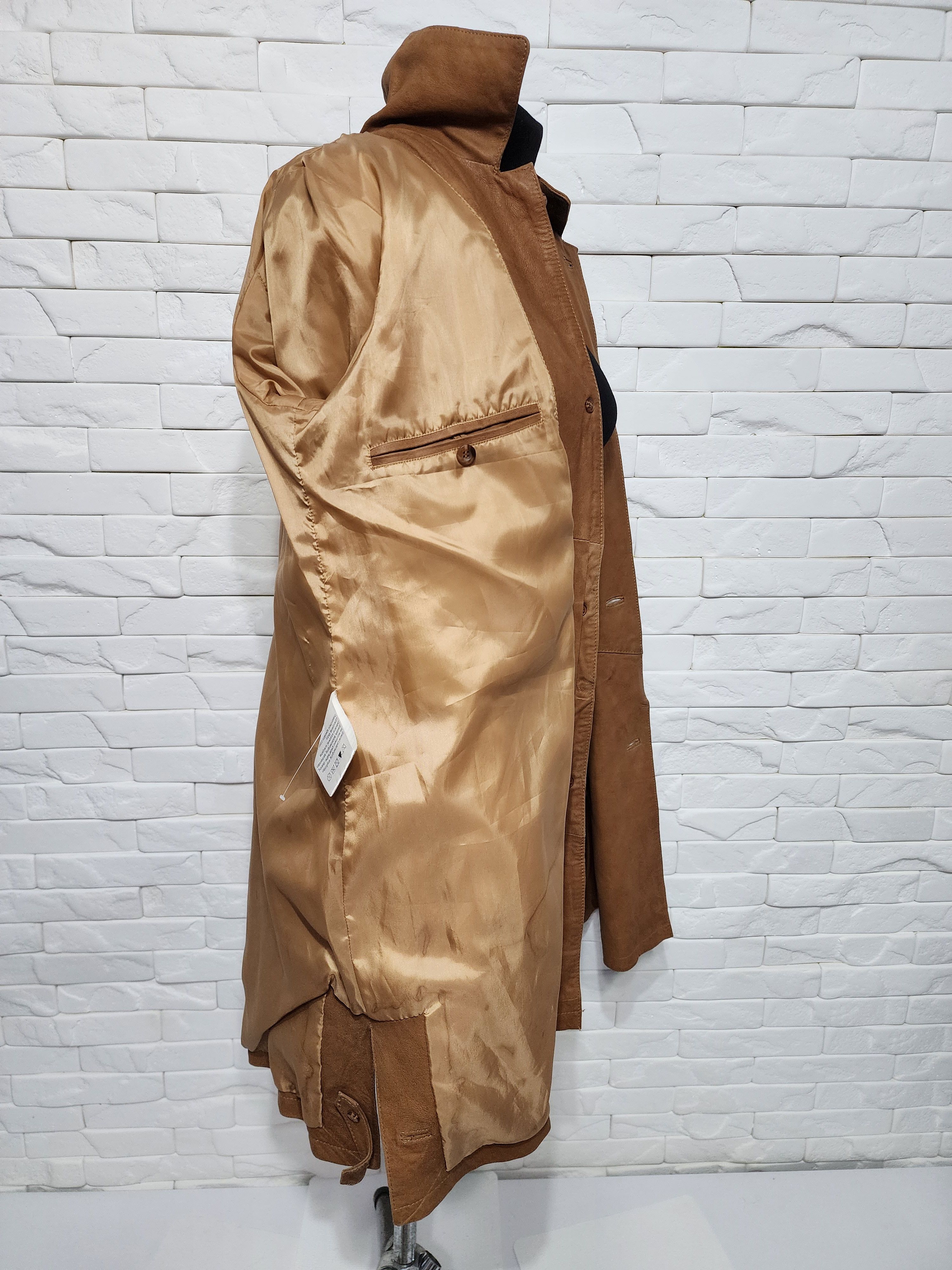 Genuine Leather Women's brown leather jacket. Size XL / US 12-14 / IT 48-50 - 10 Thumbnail