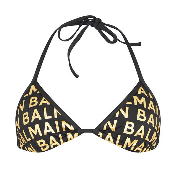 Balmain o1g2r1mq0924 Size: 40 / All Over Print Bikini Black & Golden Size ONE SIZE - 1 Thumbnail
