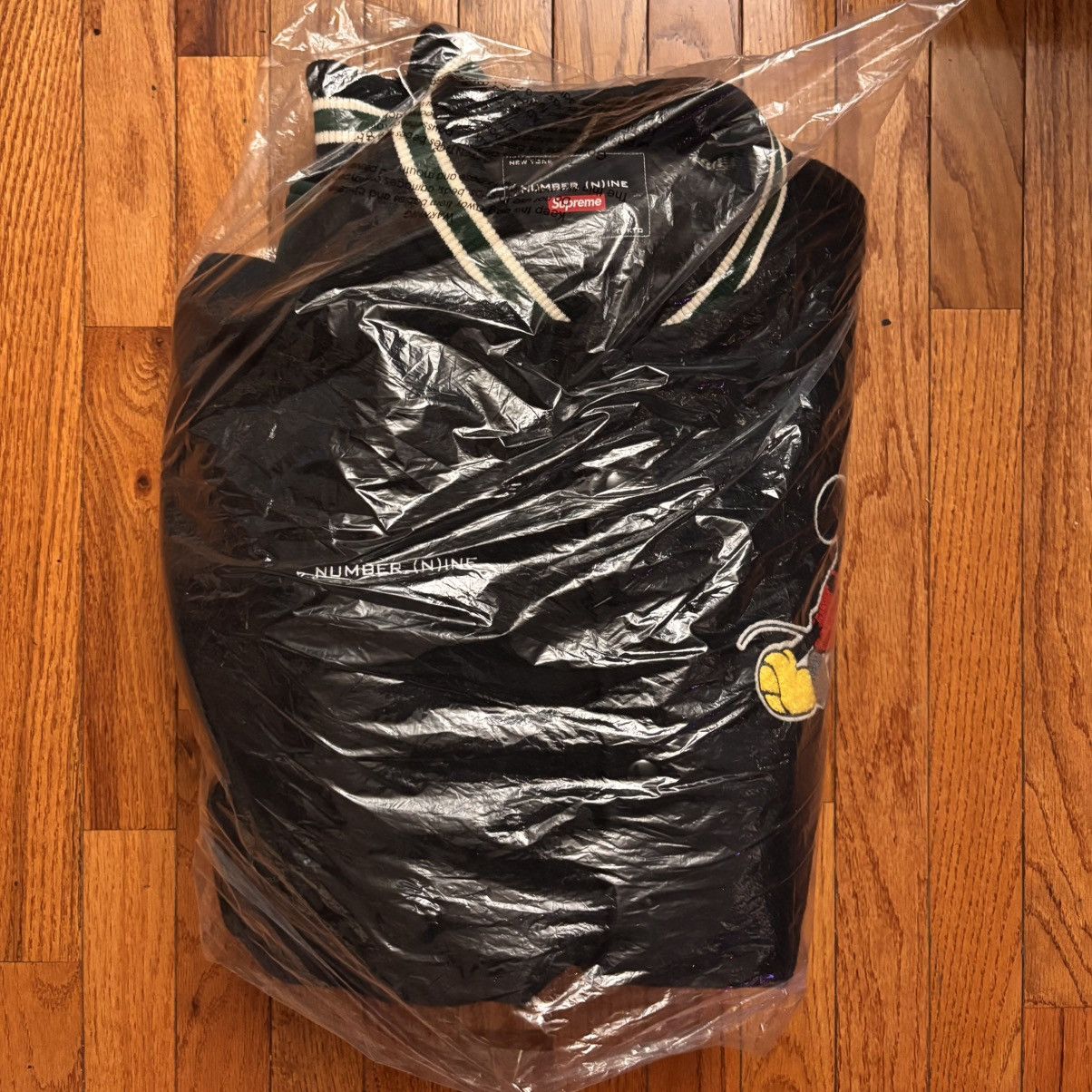 Number (N)ine × Supreme Supreme Number (N)ine Mickey Varsity Jacket Size US XXL / EU 58 / 5 - 5 Thumbnail