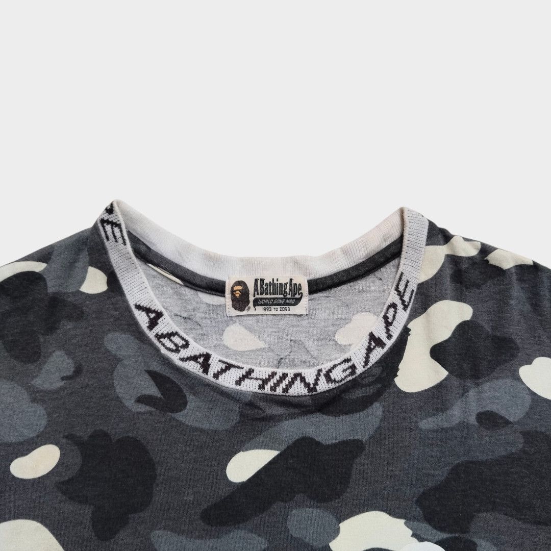 Bape big logo og camo tshirt
