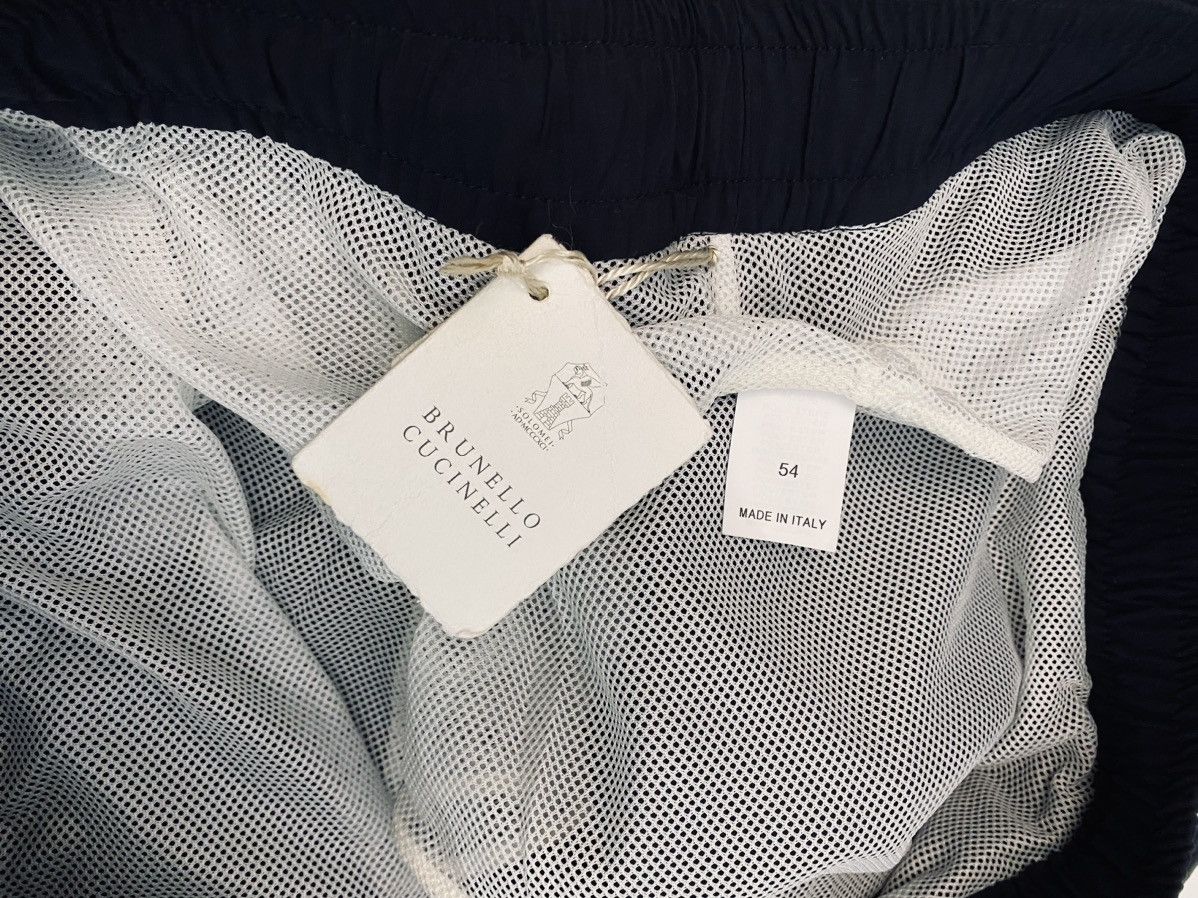 Brunello Cucinelli Brunello Cucinelli 🇮🇹 Dark Blue Resort Swim Shorts XL NWT Size US 38 / EU 54 - 6 Thumbnail
