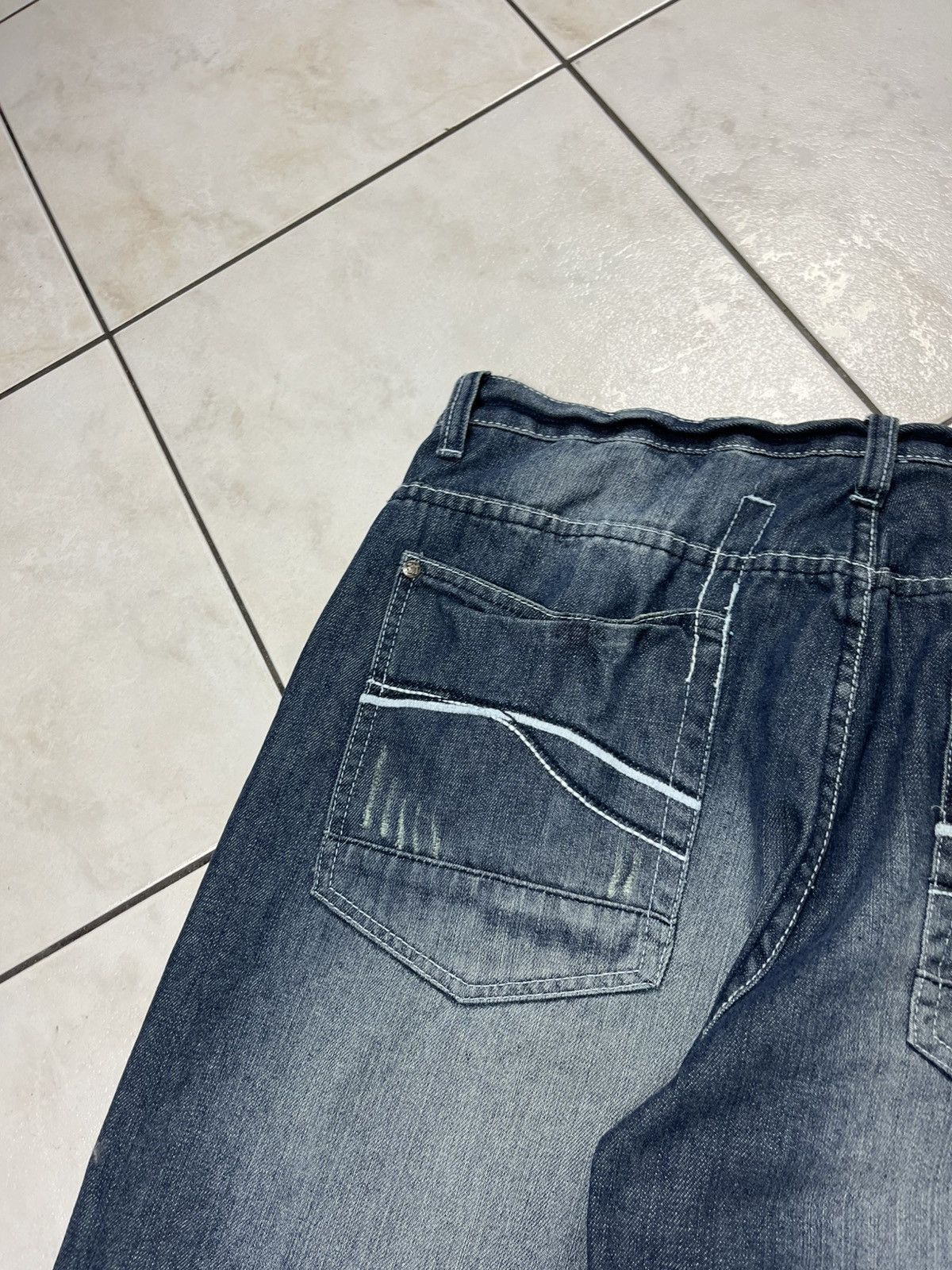 Makaveli × Vintage Vintage Makaveli Tupac 2pac baggy y2k distressed denim jeans Size US 38 / EU 54 - 17 Thumbnail