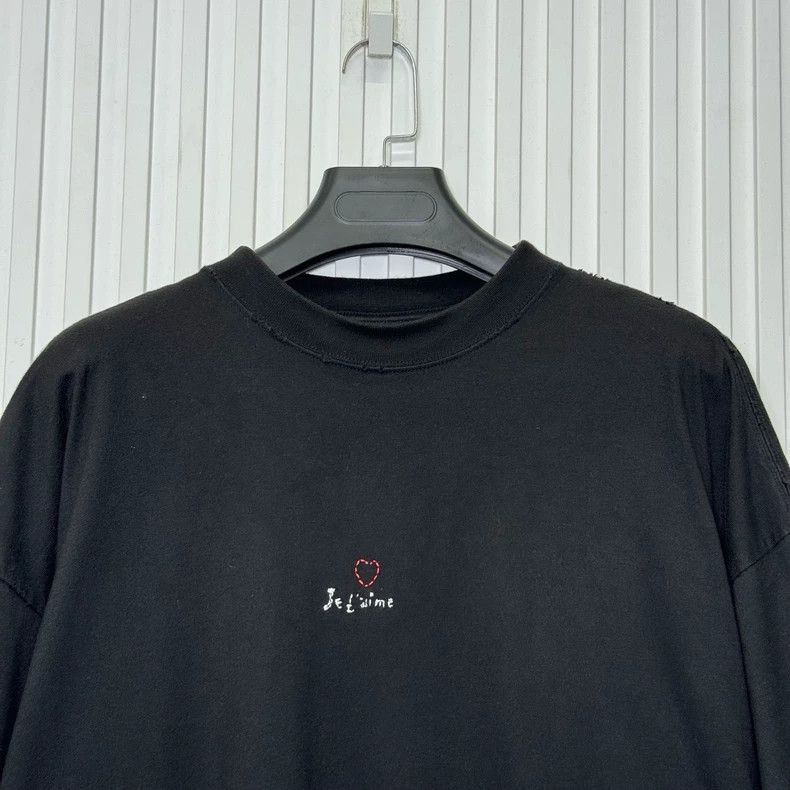 Balenciaga Balenciaga Embroidered Short Sleeve TShirt-2505 Size US L / EU 52-54 / 3 - 3 Thumbnail