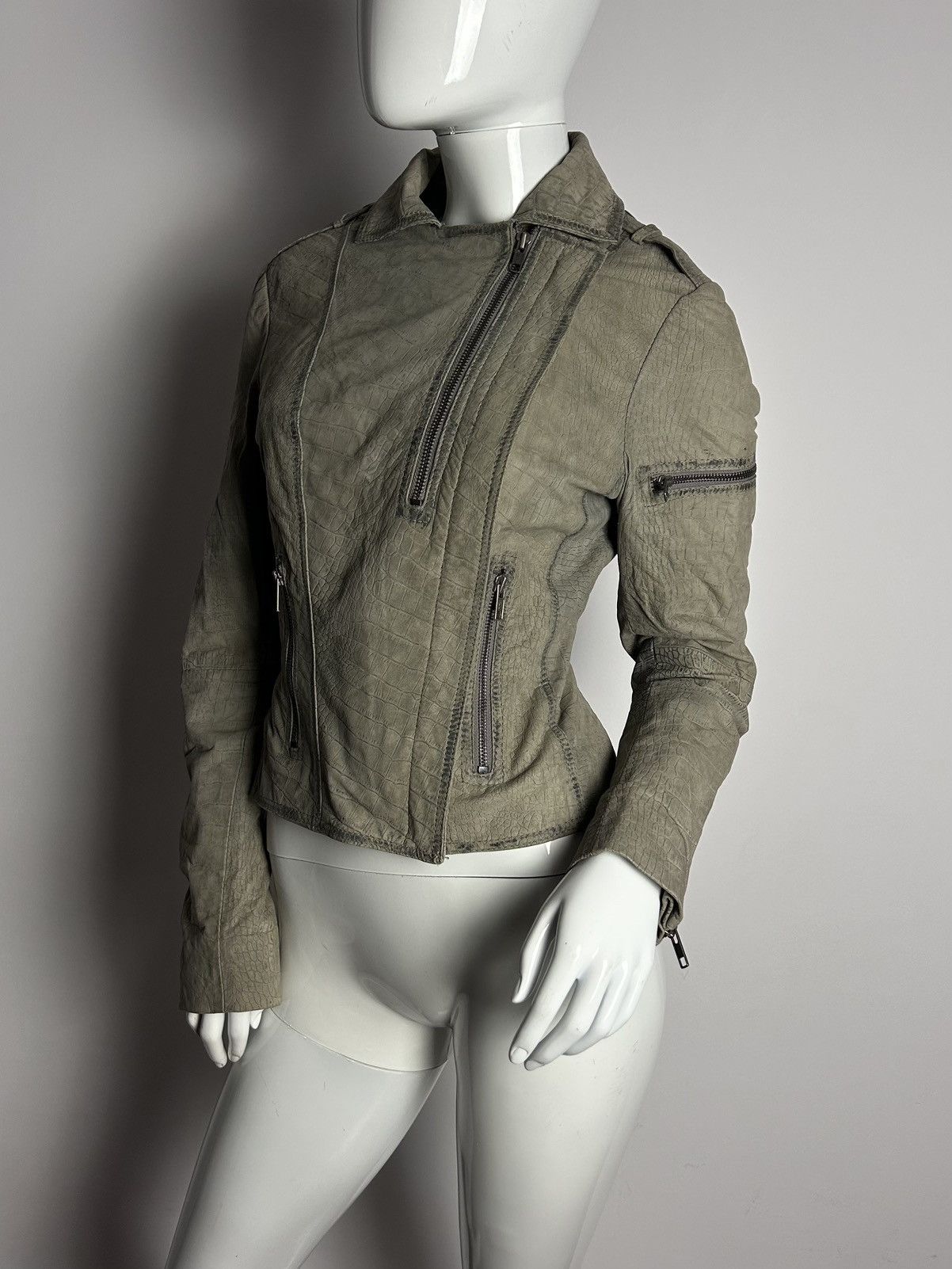 Other Vintage python leather jacket with zipper details Size S / US 4 / IT 40 - 4 Thumbnail