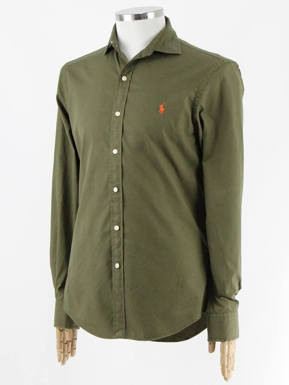 Polo Ralph Lauren POLO RALPH LAUREN Slim Featherweight Twill Shirt Size US M / EU 48-50 / 2 - 2 Thumbnail