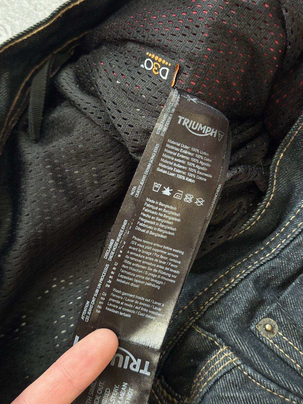 Other Triumph 32/34 selvedge hero riding jean denim pant trouser Size US 32 / EU 48 - 10 Thumbnail