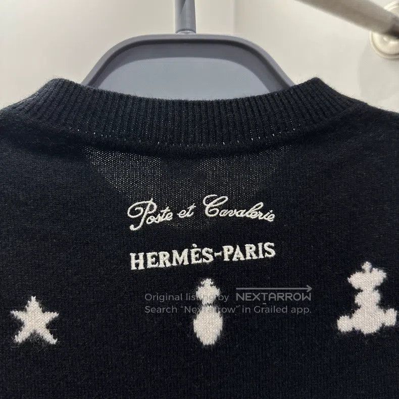 Hermes Hermes Printed Embroidery Cashmere Sweater Size XS / US 0-2 / IT 36-38 - 7 Thumbnail