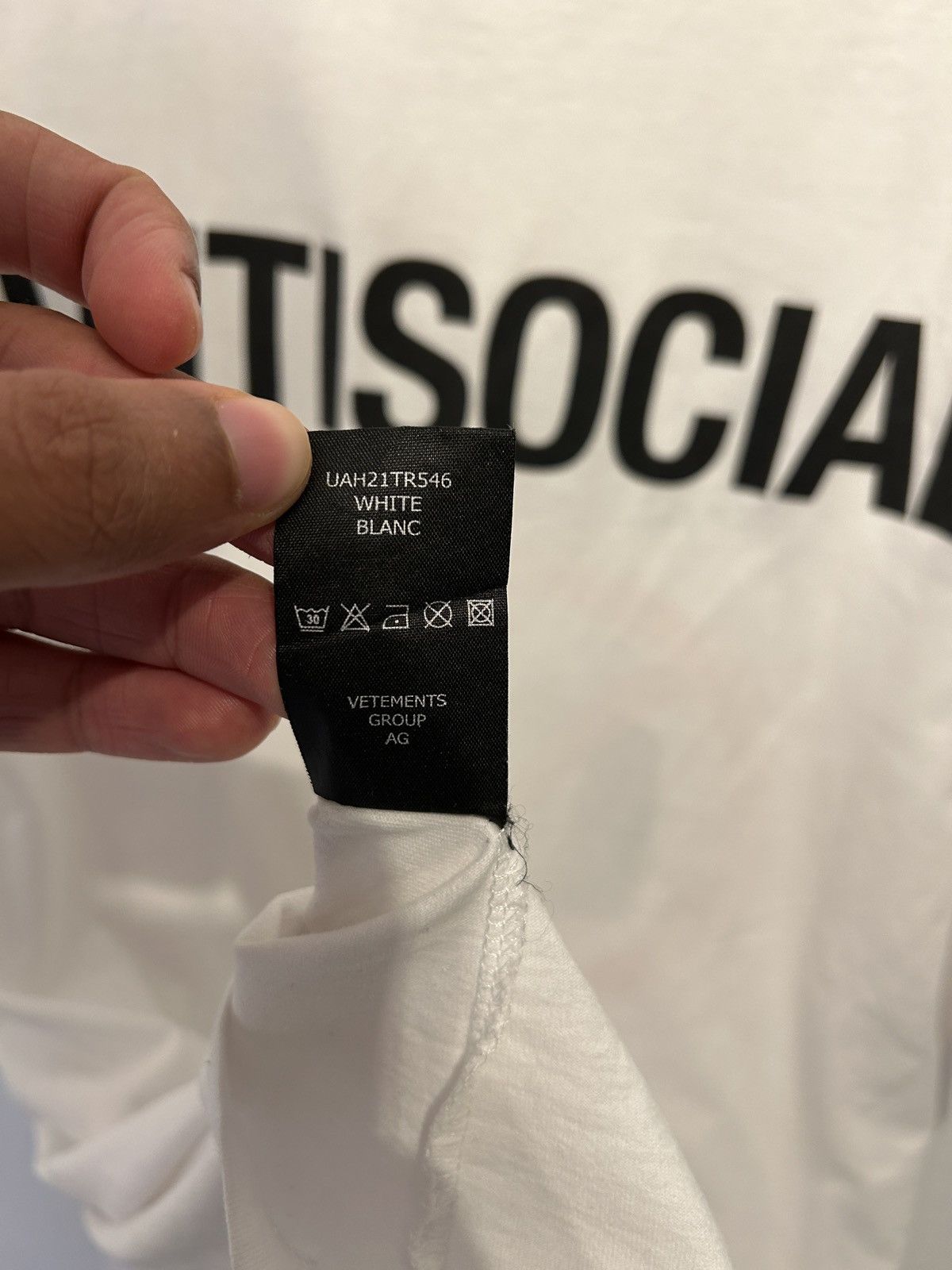 Vetements Vetements Antisocial No Social Media Tee | Grailed