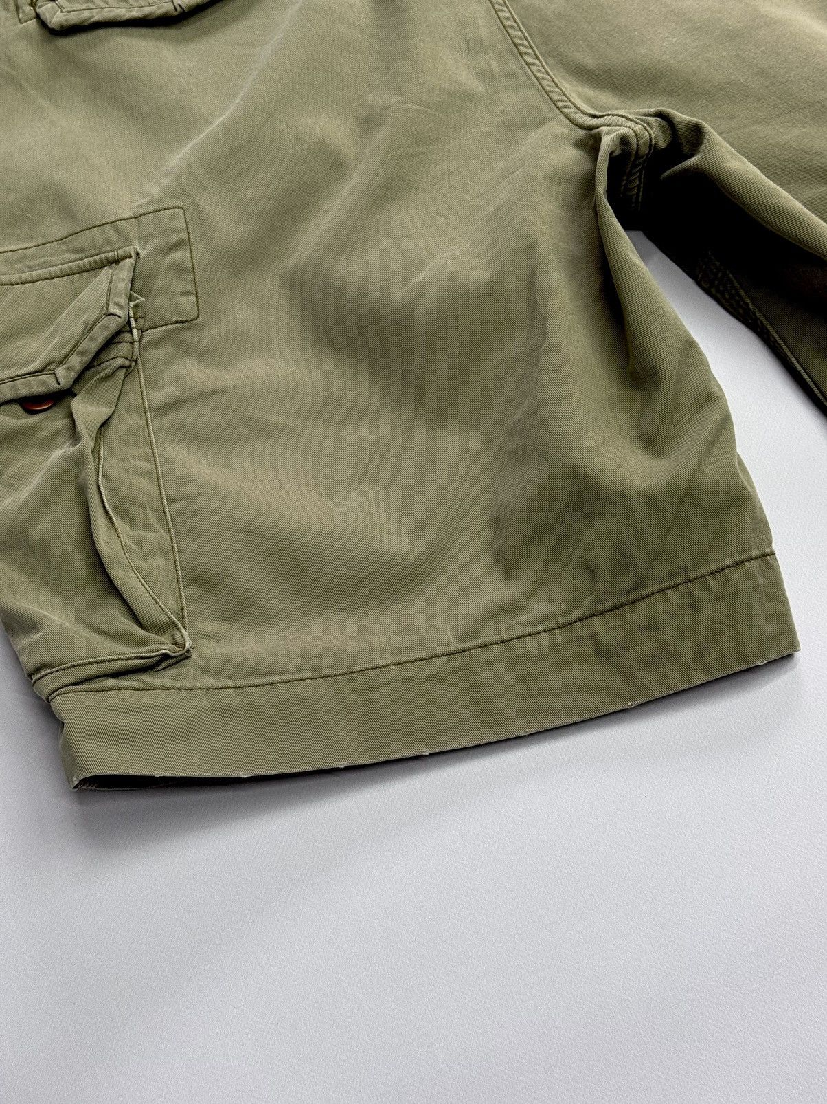 Polo Ralph Lauren Vintage Polo Ralph Lauren Military Cargo Shorts Olive Y2K Size US 36 / EU 52 - 7 Thumbnail