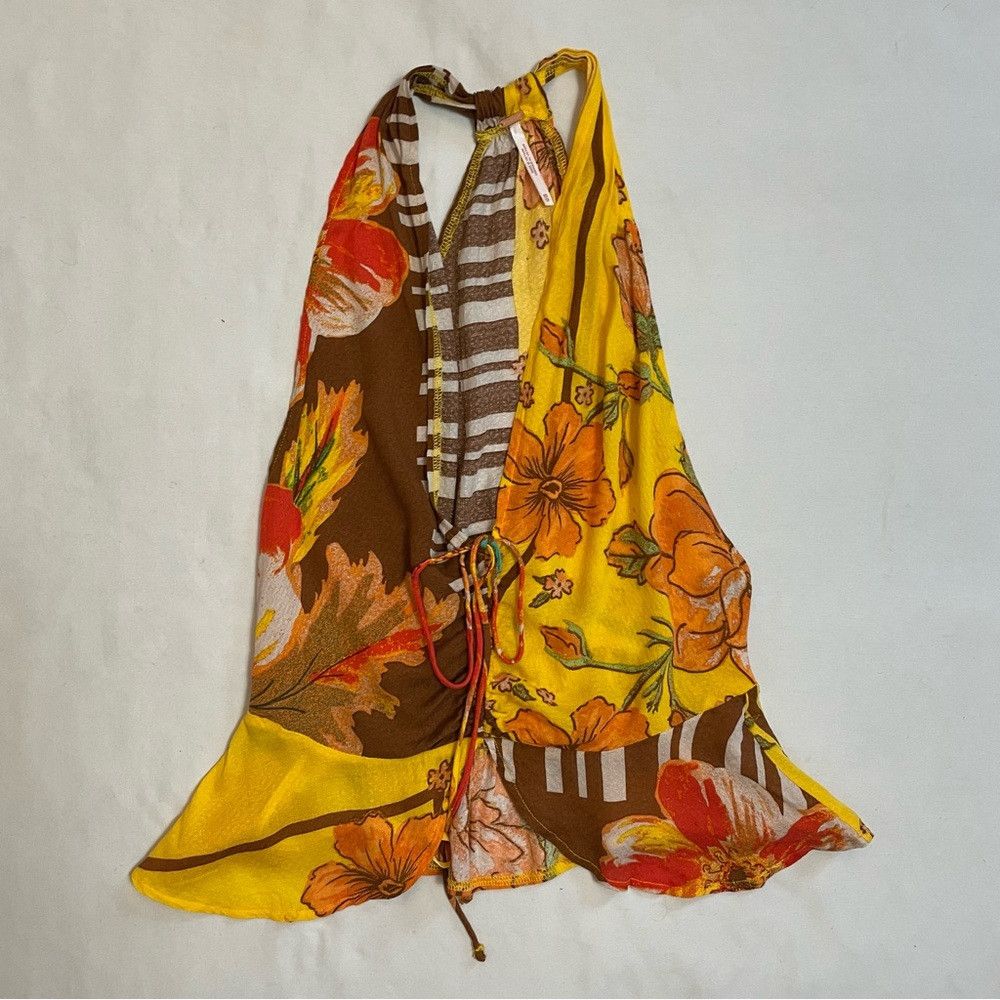 Free People NWT New Free People Hot Tropics Mango Combo Tank Size XS Size XS / US 0-2 / IT 36-38 - 3 Thumbnail