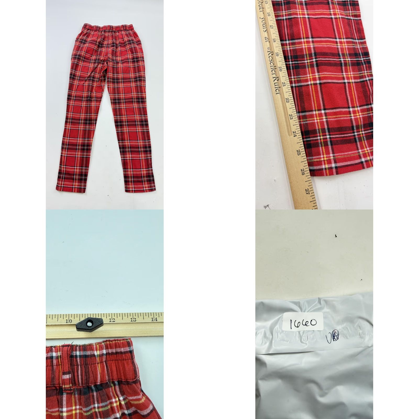Urban Outfitters Urban Outfitters Pants Womens Small Red Plaid Flannel Lounge Sleep Pajama Cotton Polyester Spandex Size 28" / US 6 / IT 42 - 8 Thumbnail