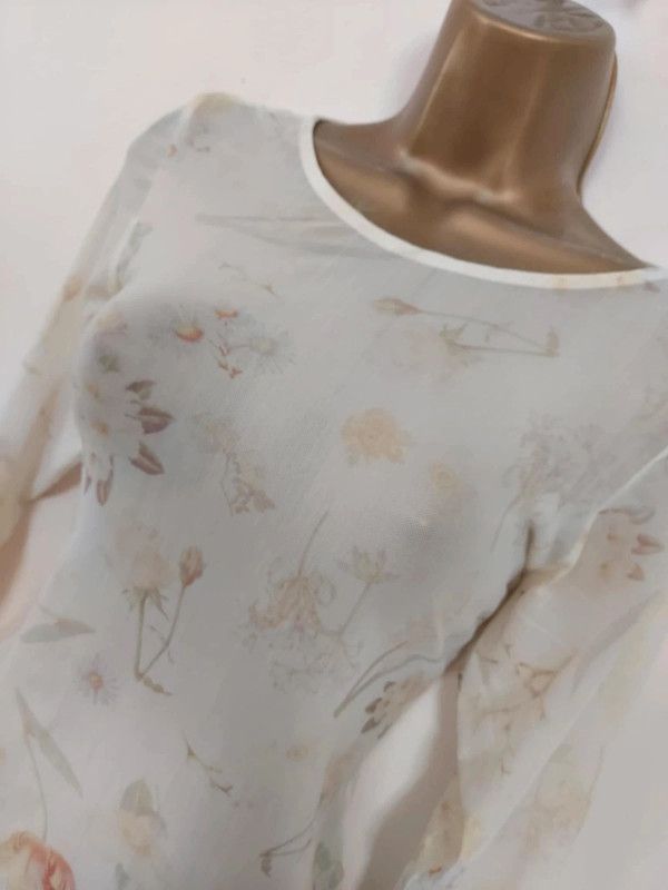 Vintage Vintage long sleeve Mesh top Size S / US 4 / IT 40 - 2 Thumbnail