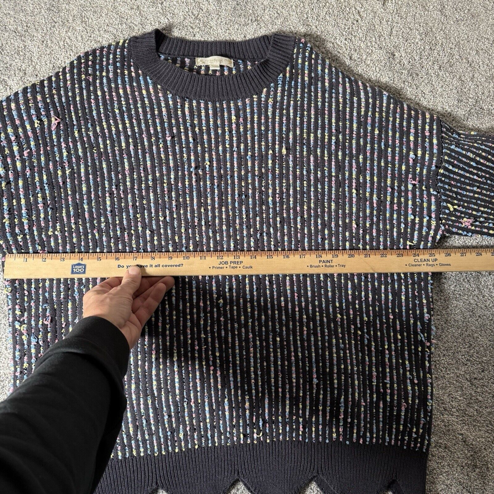 Other Weekend Suzanne Betro Sweater Womens 2X Plus Scalloped Heavy Size XXL / US 16-18 / IT 52-54 - 15 Thumbnail