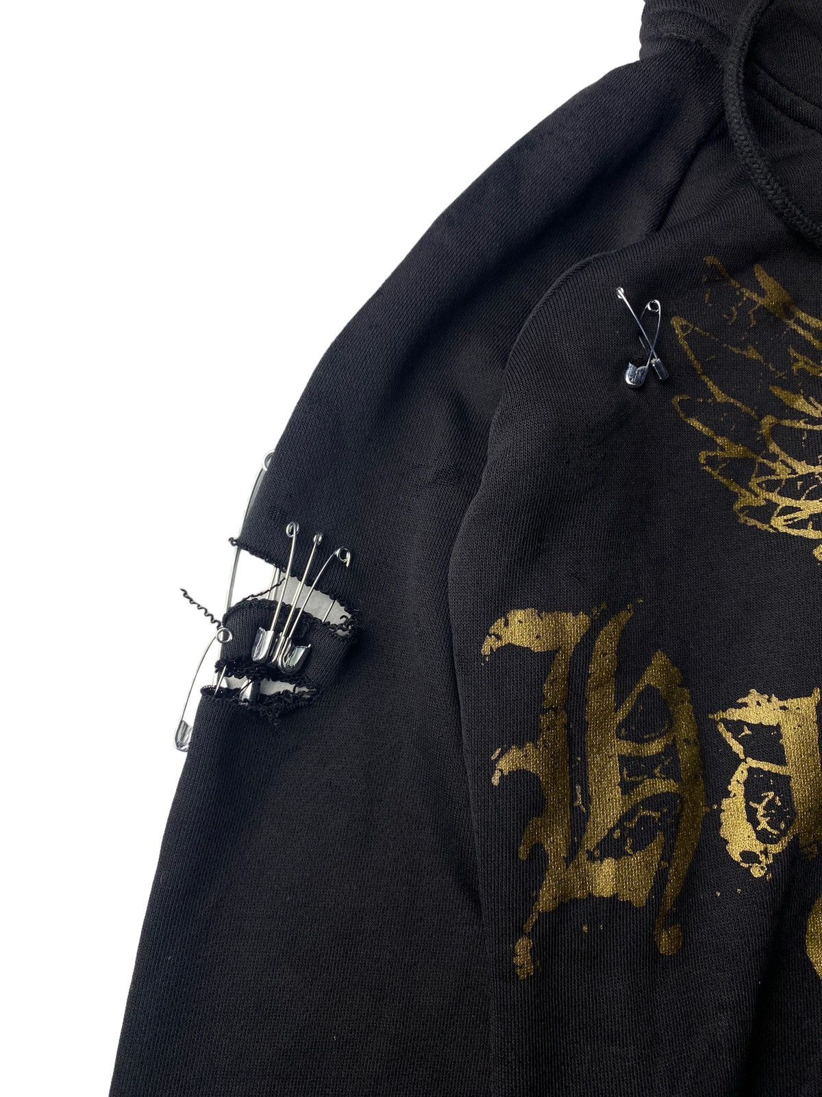 Beauty Beast Ghost of Glamour Pinned Studded Tribal Hoodie Size US XS / EU 42 / 0 - 5 Thumbnail