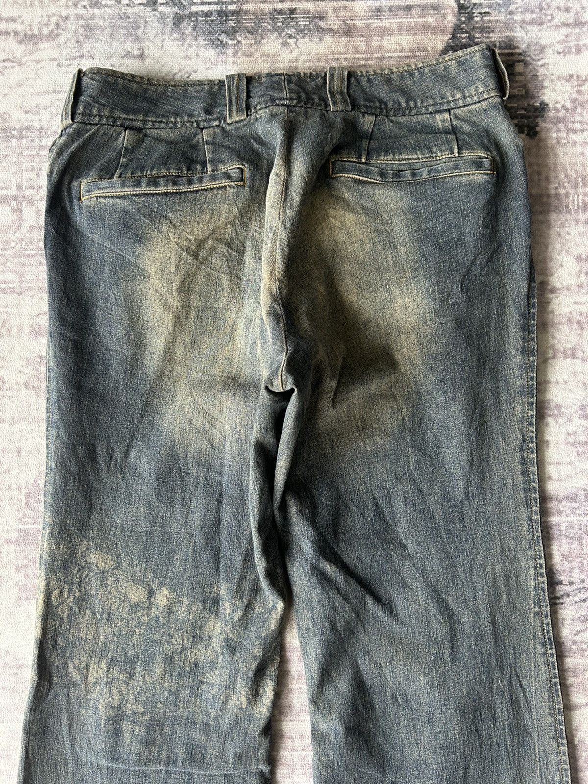 Tornado Mart SUPER FLARED ROCKSTAR TORNADO MART JEANS Size US 31 - 8 Thumbnail