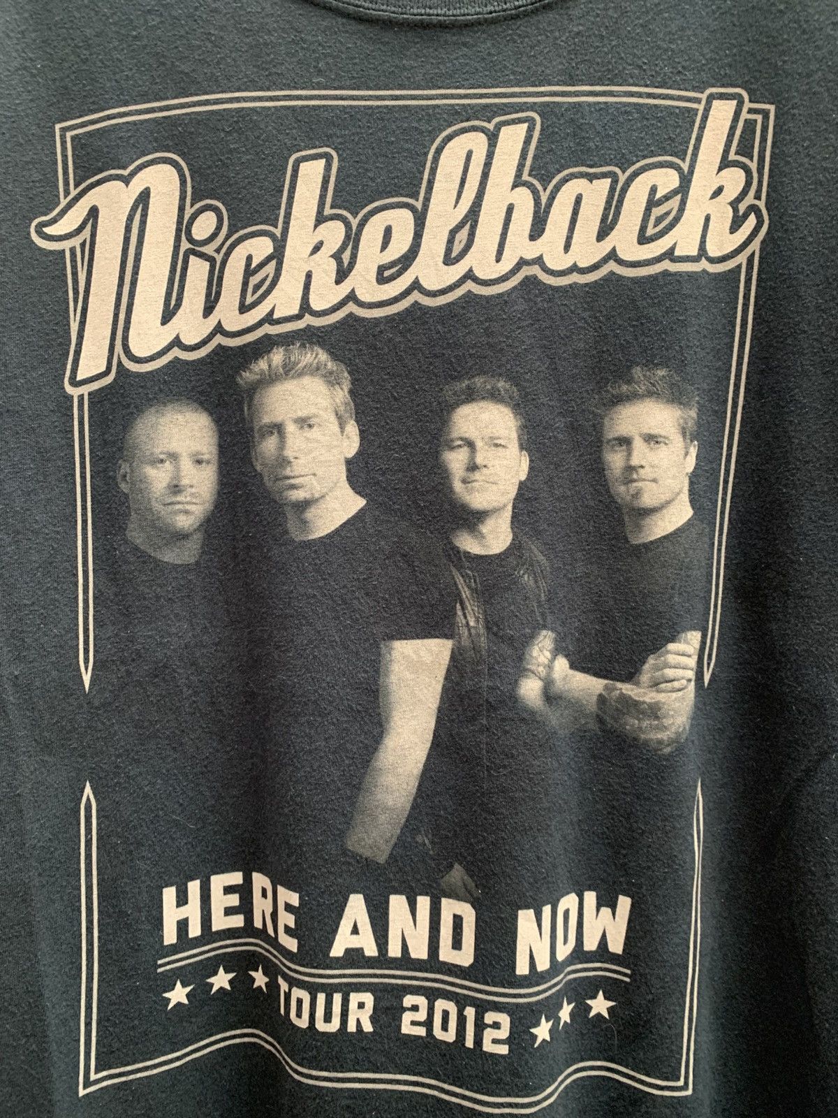 Band Tees NICKELBACK Here and Now Tour 2012 Size US XL / EU 56 / 4 - 5 Thumbnail