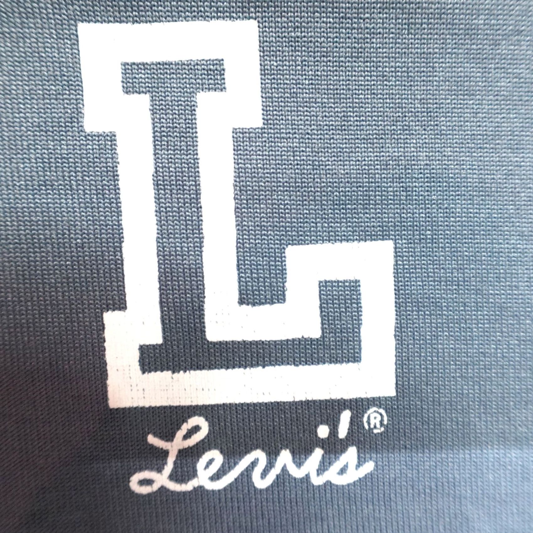 Levi's VINTAGE Levi's Sweatshirt Men L Blue Double Sided Satin Made in USA Size US L / EU 52-54 / 3 - 3 Thumbnail