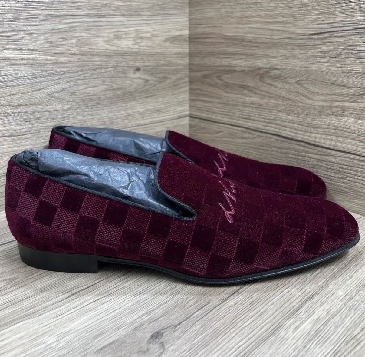 Louis Vuitton Louis Vuitton Auteuil Red Damier Loafers J41 Size US 7.5 / EU 40-41 - 3 Thumbnail