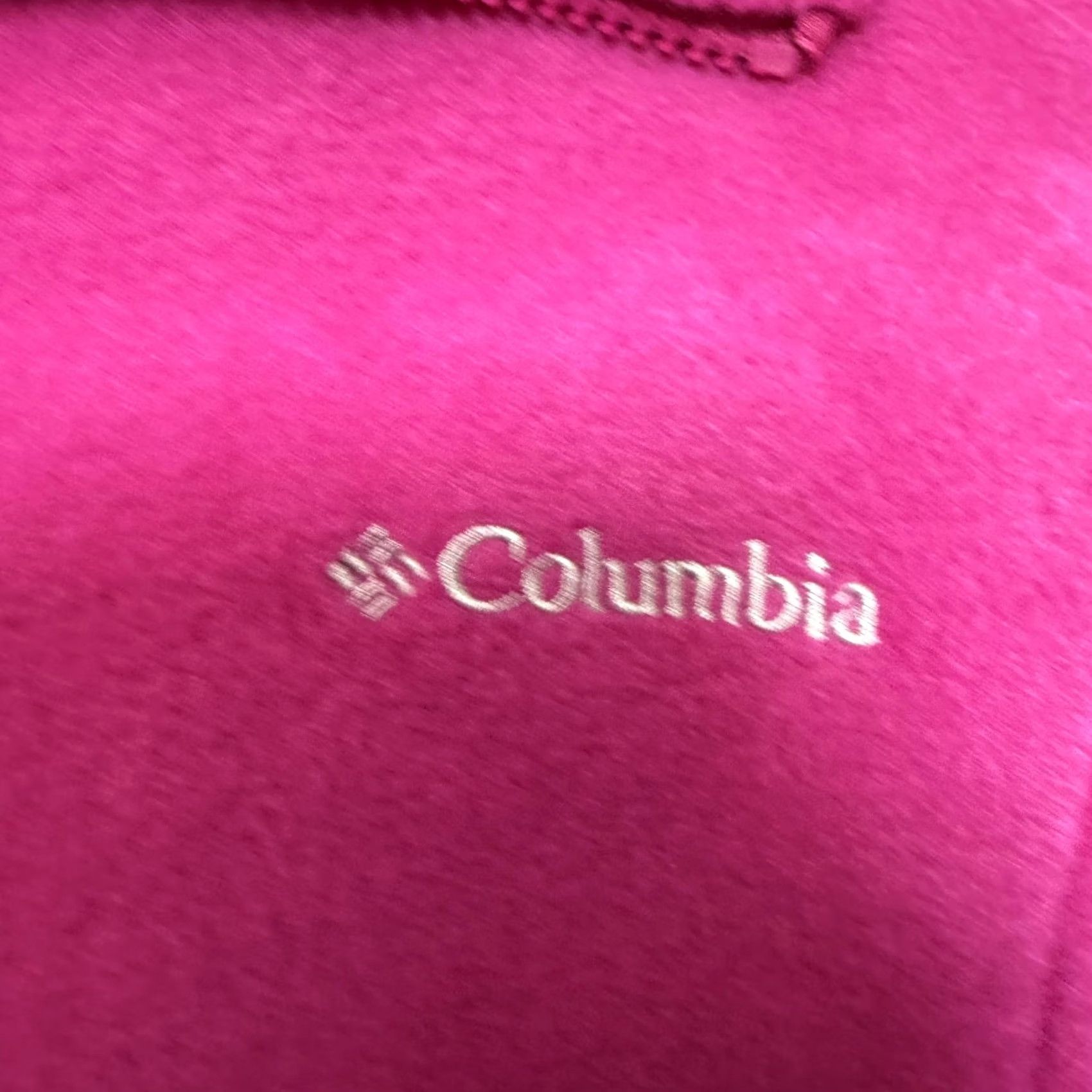 Pinko Columbia Fleece Jacket Womens XL Pink Full Zip Interchange Collared Pockets Jacket/Coat Short Sleeve? Size XL / US 12-14 / IT 48-50 - 2 Thumbnail