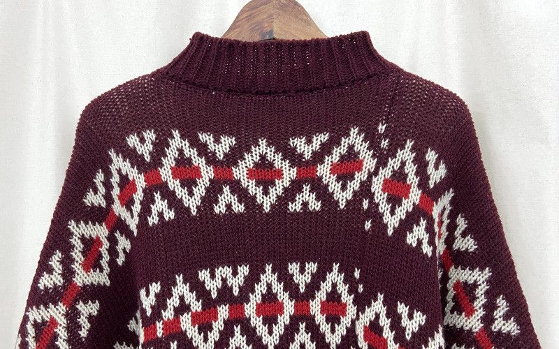 Raf Simons RAF SIMONS 16F/W Big Fit Geometry Knitwear Size US XXL / EU 58 / 5 - 7 Thumbnail