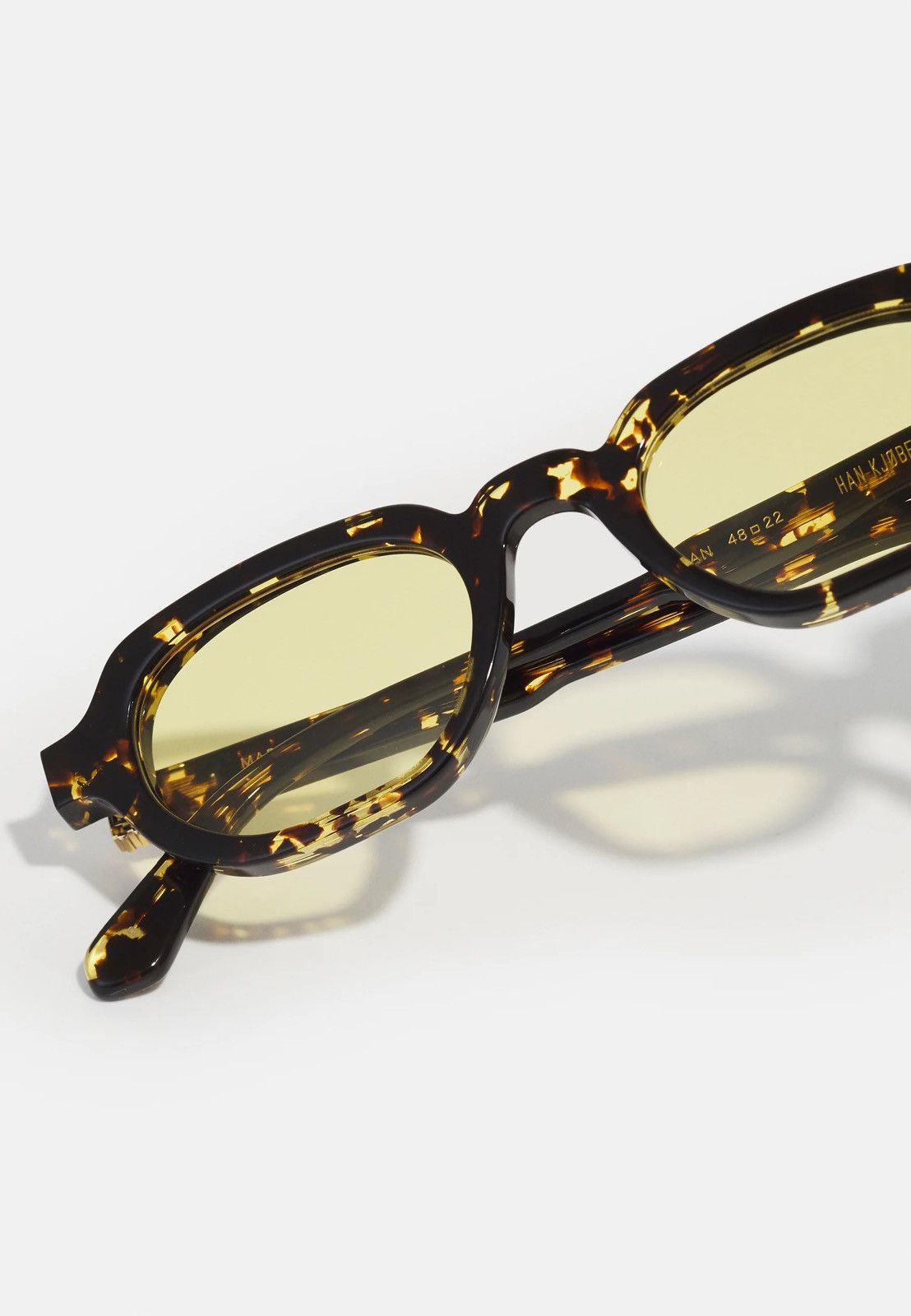Han Kjobenhavn !DS! Han Kjobenhavn Banks Yellow Tortoise Sunglasses Size ONE SIZE - 6 Thumbnail