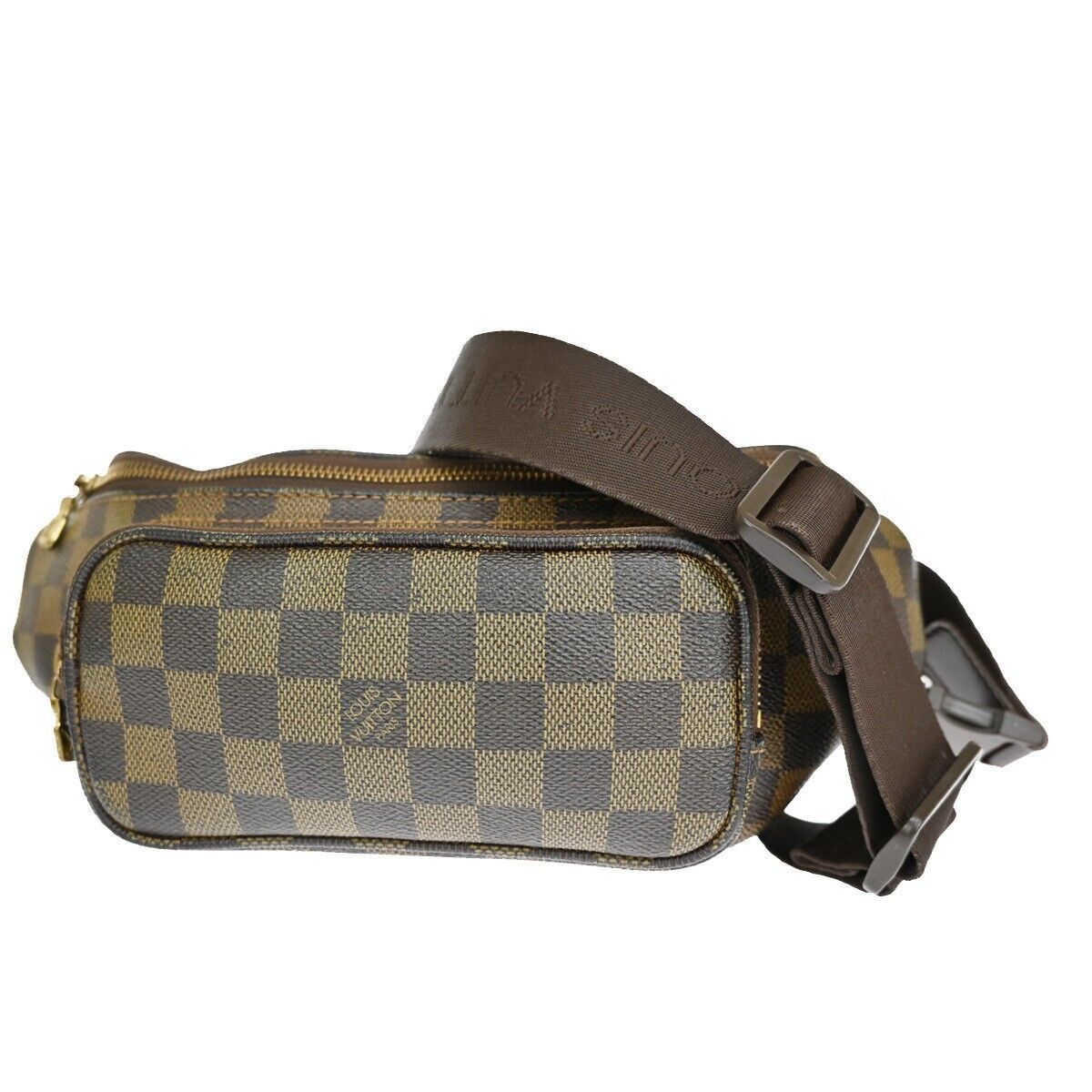 image of Louis Vuitton Melville Clutch Bag in Brown, Men's