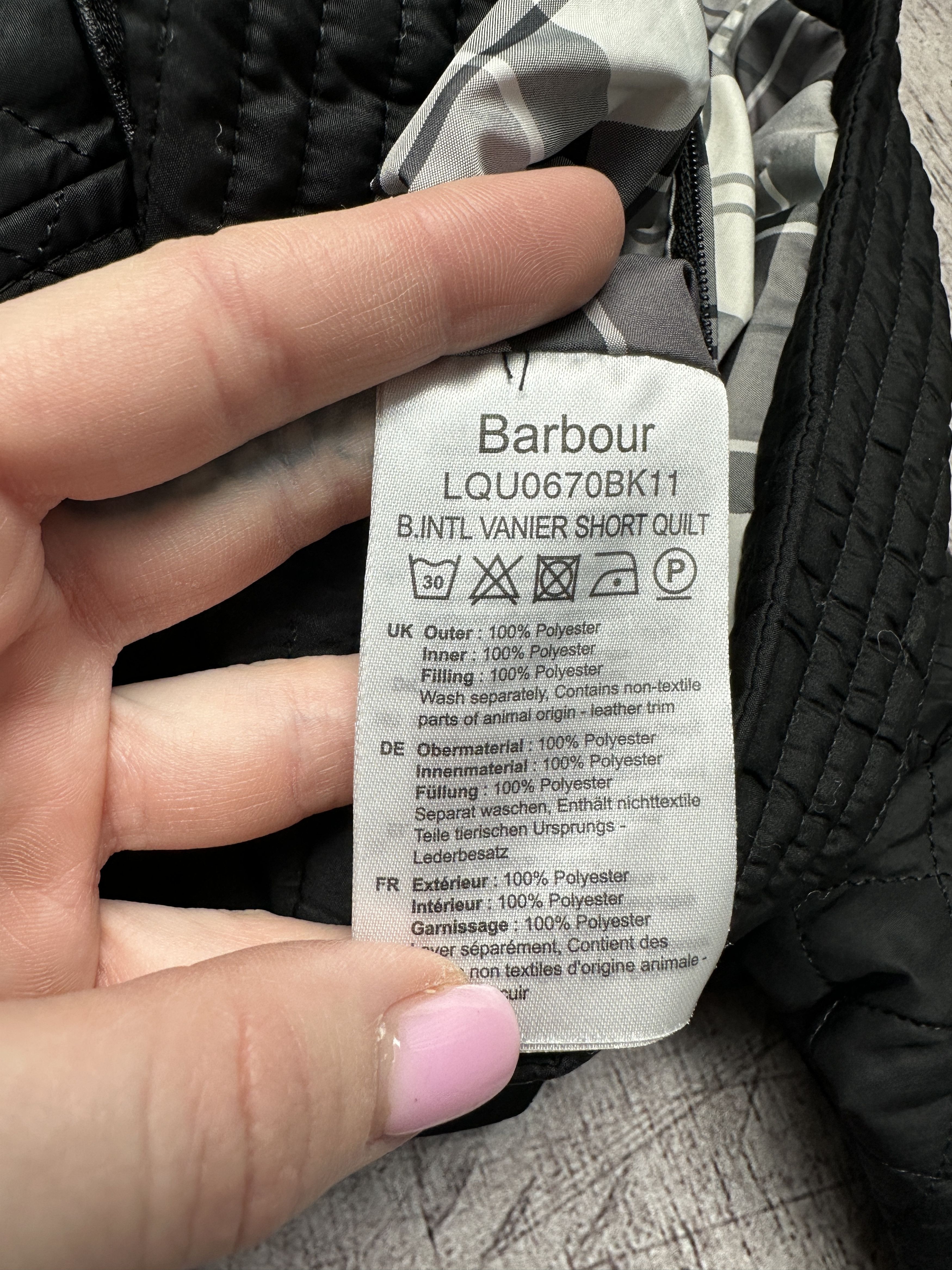 Barbour Barbour International Womens Vanier Short Quilted Jacket Size S / US 4 / IT 40 - 7 Thumbnail