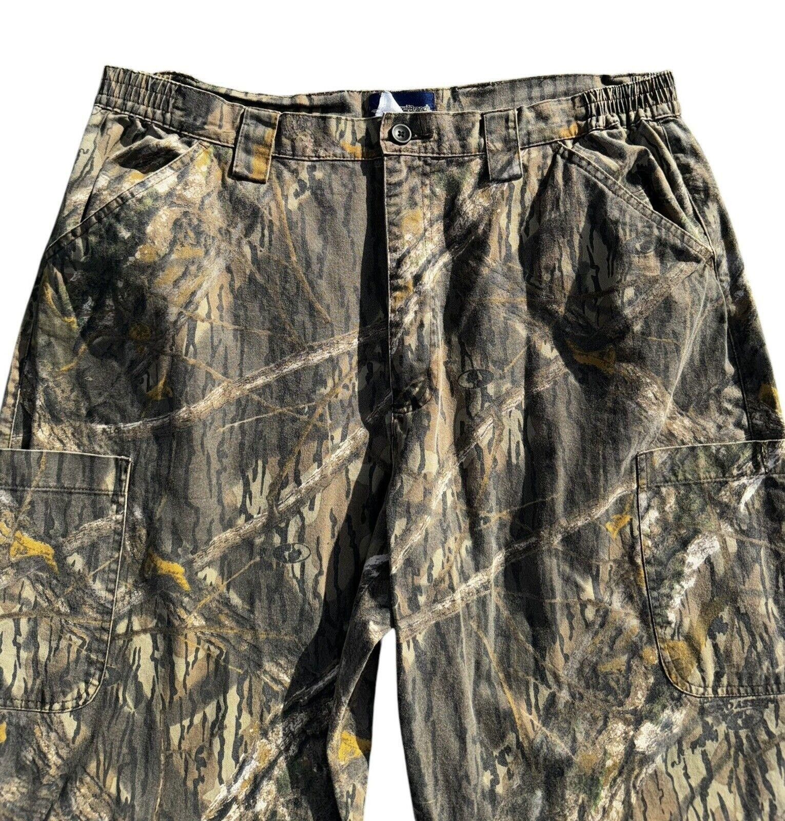 Designer Vintage Shadow Tree Camo Camoflauge Pants Sz L Size US 34 / EU 50 - 3 Thumbnail