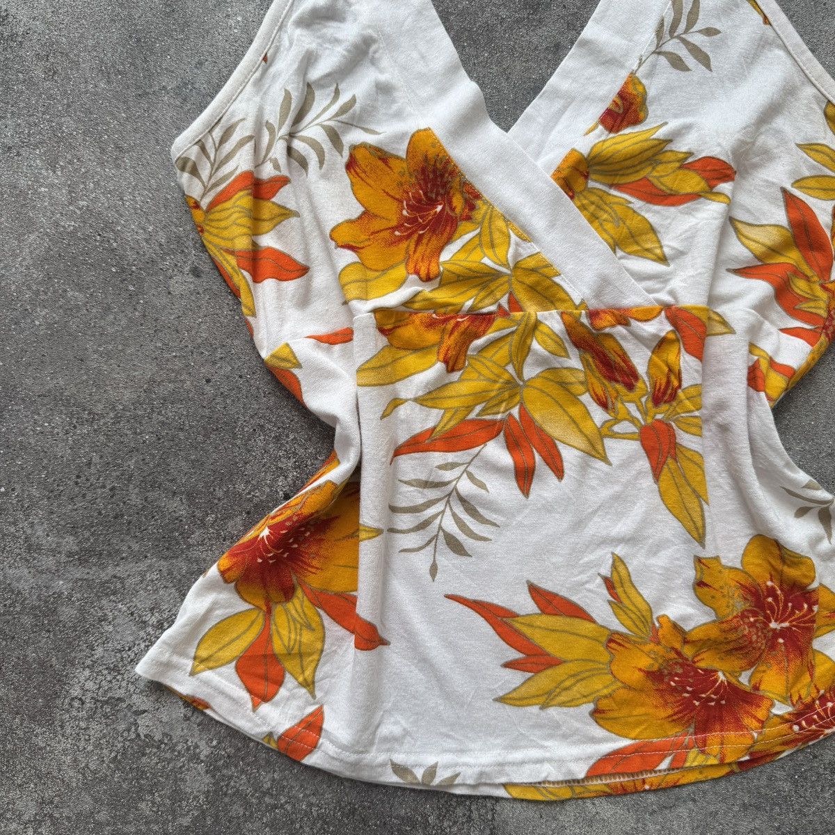 Hysteric Glamour Y2K / Boho Vintage Floral Tank Top Size M / US 6-8 / IT 42-44 - 5 Thumbnail