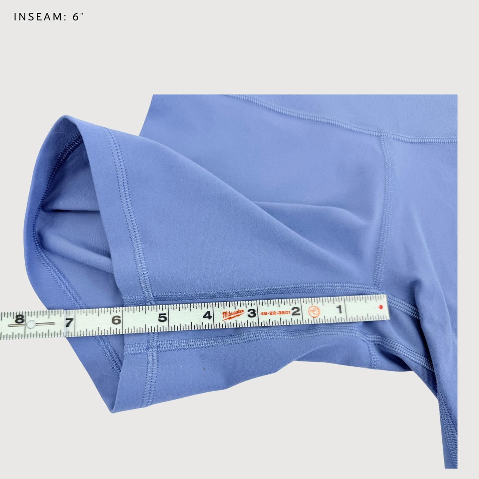Lululemon Lululemon Align Shorts 6" High Rise Prep Blue 2 Size 26" / US 2 / IT 38 - 7 Thumbnail