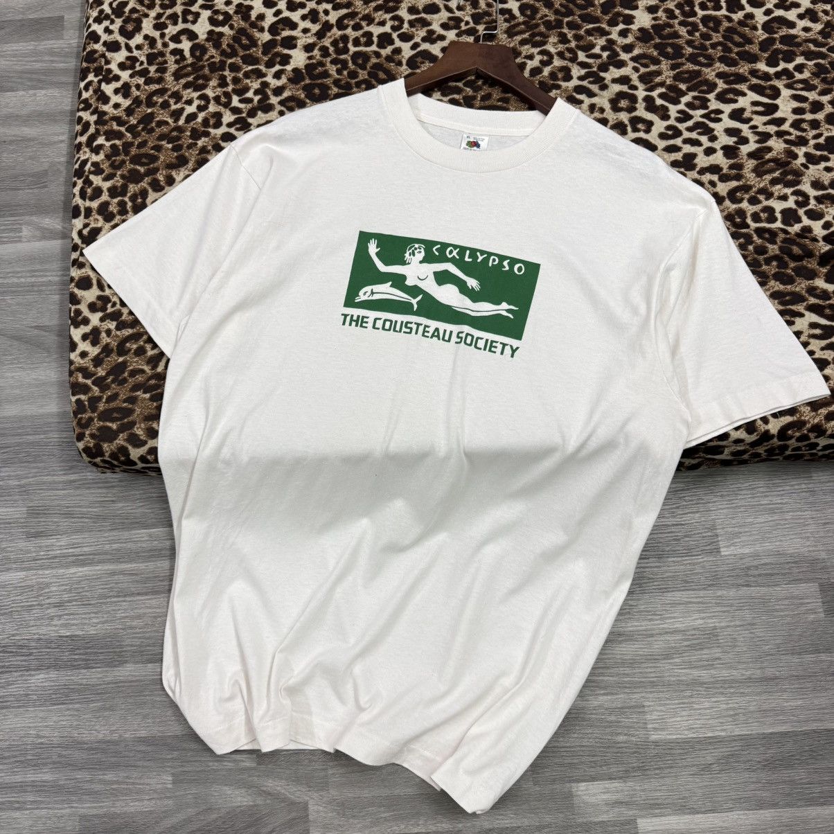 Vintage Vintage 90s “Calypso” – The Cousteau Society T-Shirt Size US XL / EU 56 / 4 - 1 Thumbnail