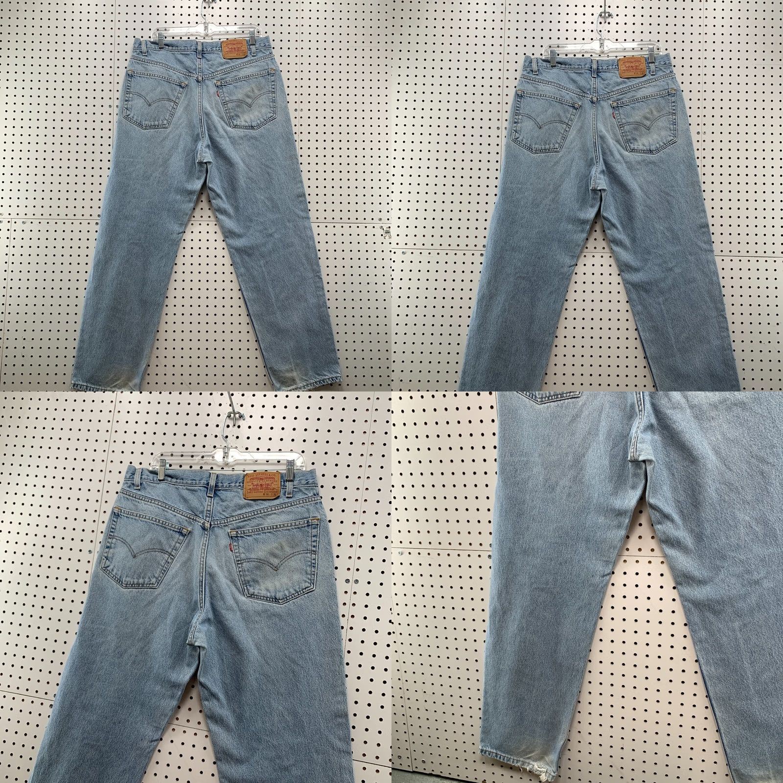 Levi's VINTAGE Levi's Jeans Mens Light Wash Relaxed Straight Denim Size 36X32 Y2K Size US 36 / EU 52 - 8 Thumbnail