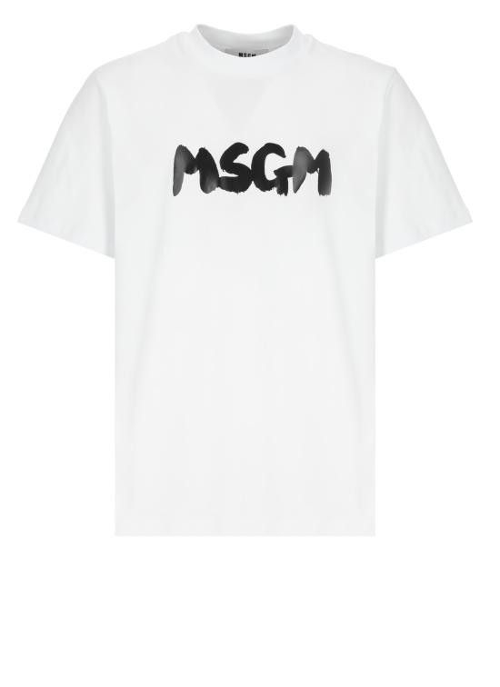 MSGM MSGM Men T-Shirts 3840MM105 25700201 White Size US S / EU 44-46 / 1 - 1 Thumbnail
