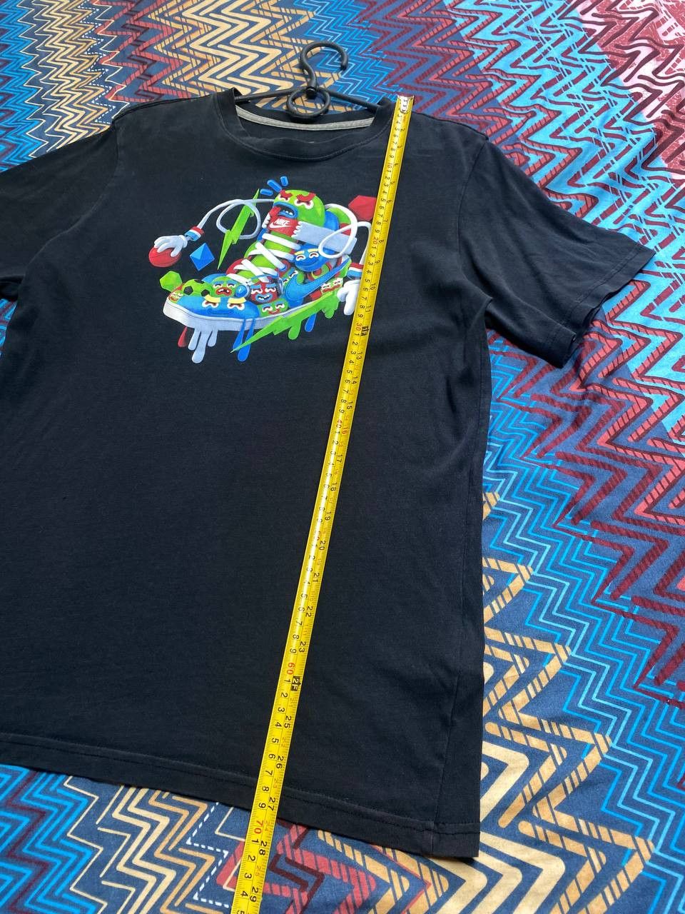 Nike Streetwear T-Shirt Nike big logo black Y2K Vintage Size US XL / EU 56 / 4 - 10 Thumbnail