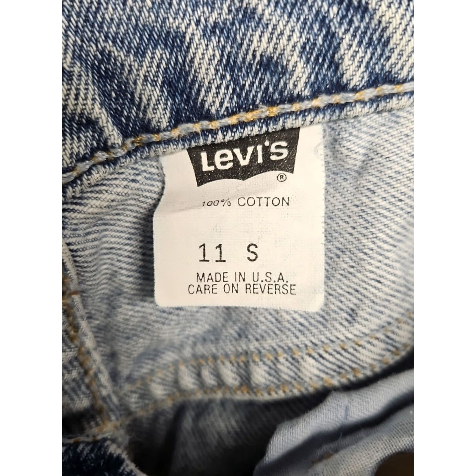 Levi's VINTAGE Levi’s 491 High Waist Tapered Mom Jeans Womens 28x30 Blue Denim USA 90s Jeans Womens Size 28" / US 6 / IT 42 - 4 Thumbnail