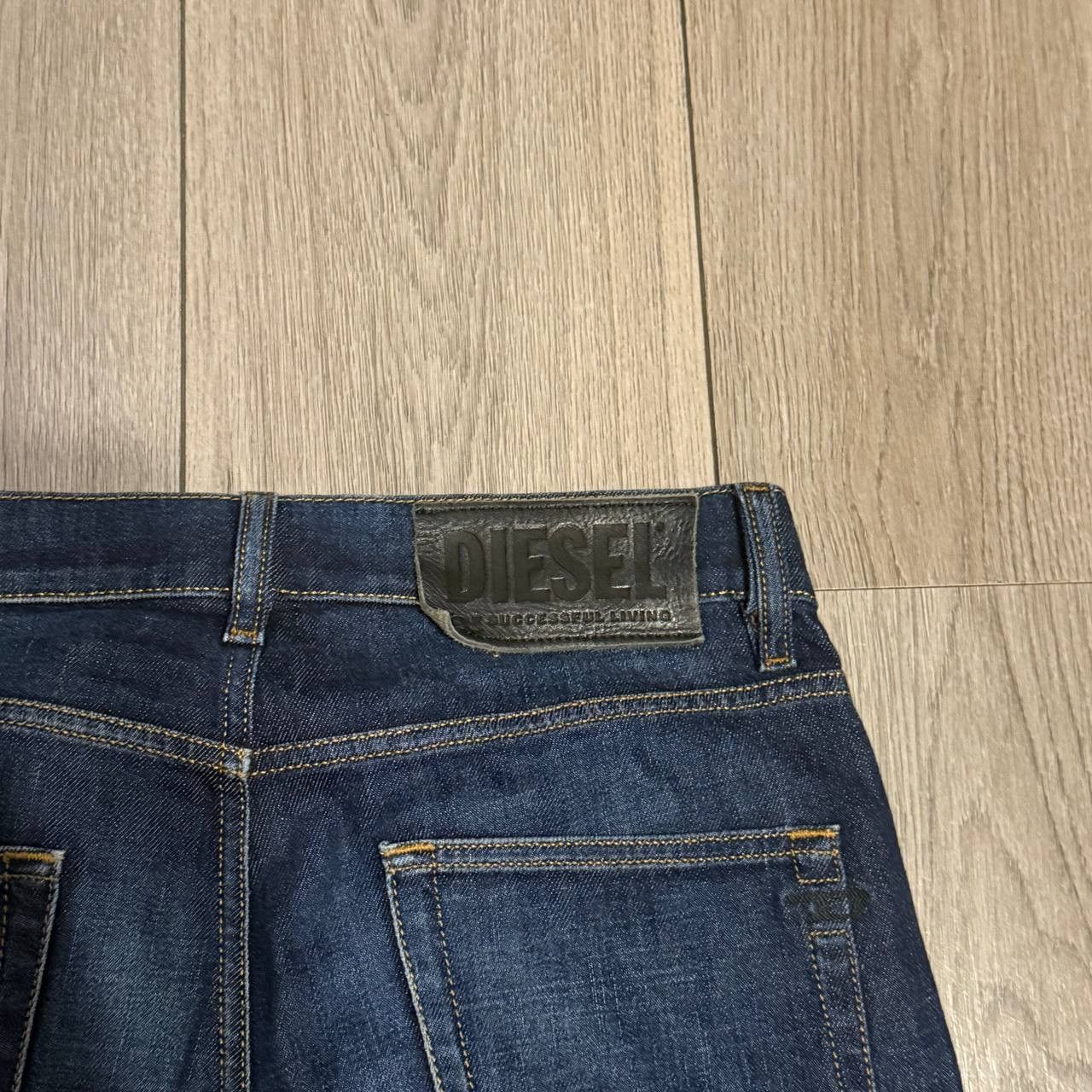 Diesel DIESEL Mens D-Strukt Slim Jeans W30 L30 Navy Blue Cotton Size US 30 / EU 46 - 8 Thumbnail