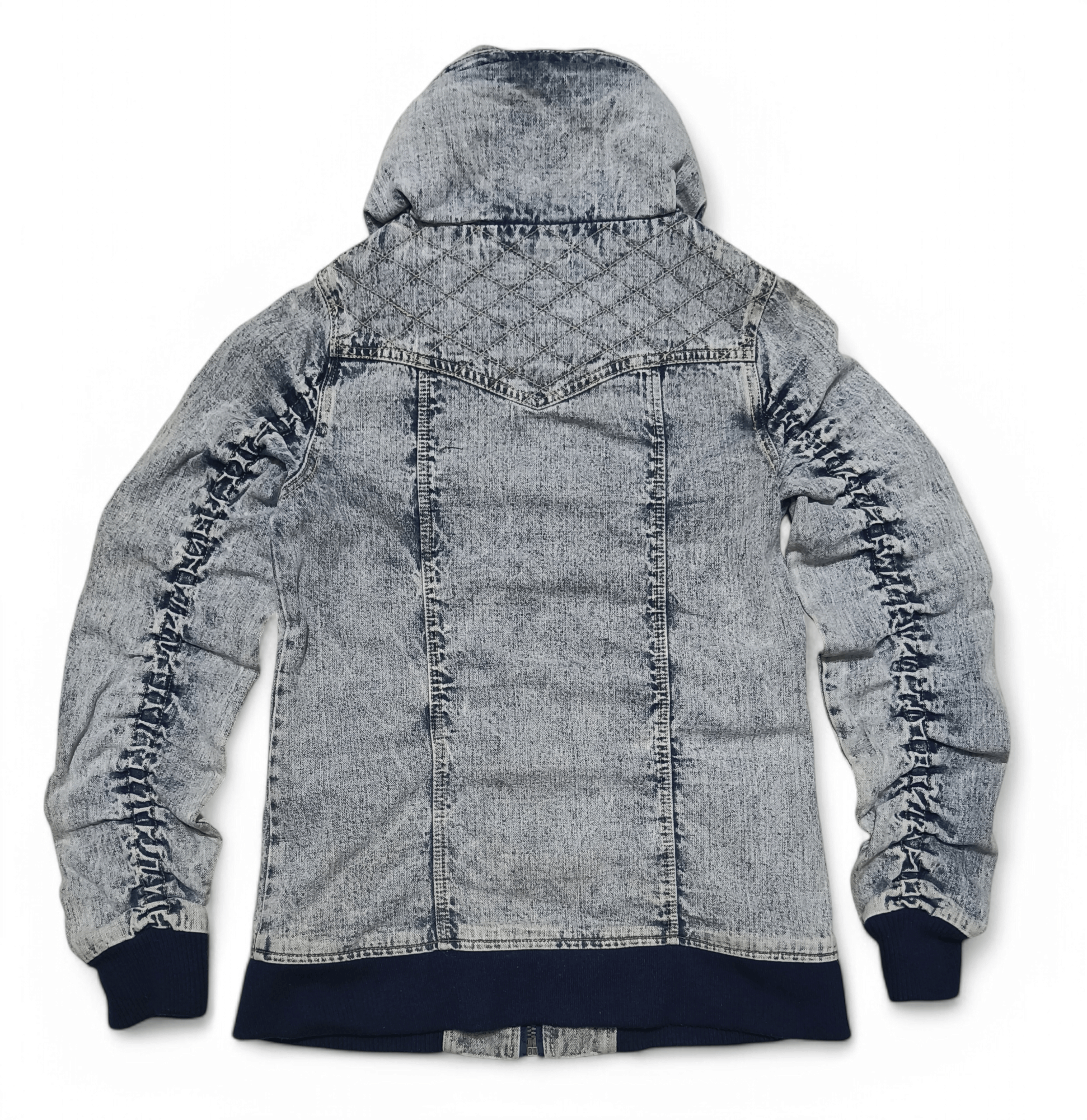 Japanese Brand DIG DEEP Classic Punk Japanese Brand Acid Wash Denim Jacket Size US M / EU 48-50 / 2 - 5 Thumbnail