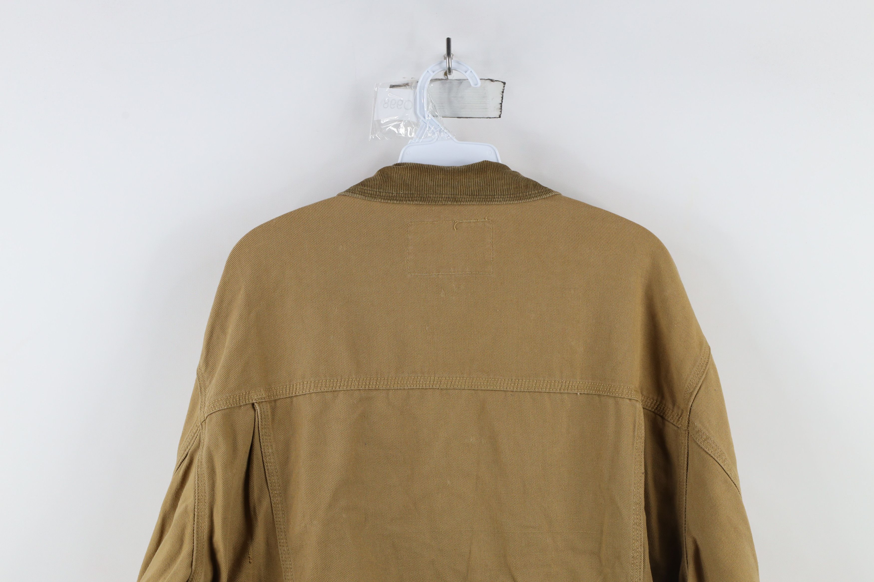 Vintage Vintage 90s Streetwear Corduroy Collar Denim Trucker Jacket Size US L / EU 52-54 / 3 - 14 Thumbnail
