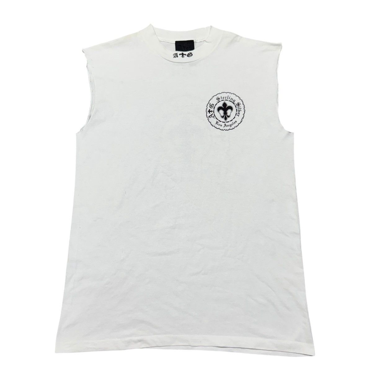 A&G Rock 90s A&G Rock Sterling Silver Sleeveless Chrome Hearts Size US L / EU 52-54 / 3 - 2 Thumbnail