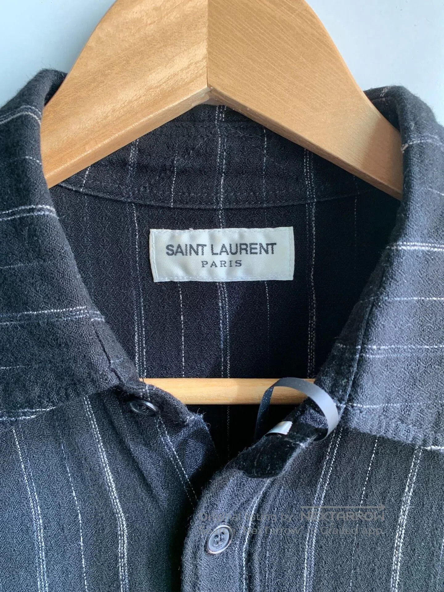 Saint Laurent Paris Saint Laurent Men's Striped Shirt. Size US XS / EU 42 / 0 - 2 Thumbnail
